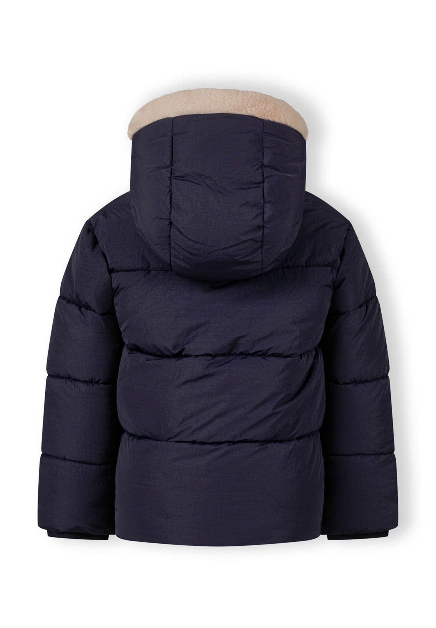 MINOTI Winterjacke Winterjacke mit Fleecefutter, Kapuze mit Fellbesatz (9m- günstig online kaufen
