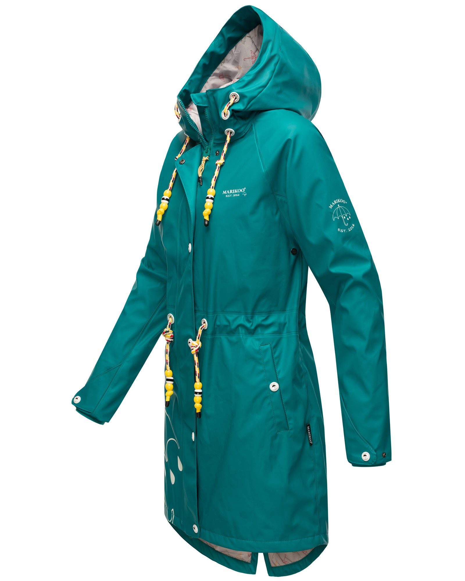 Marikoo Outdoorjacke Dancing Umbrella mit einer großen Kapuze