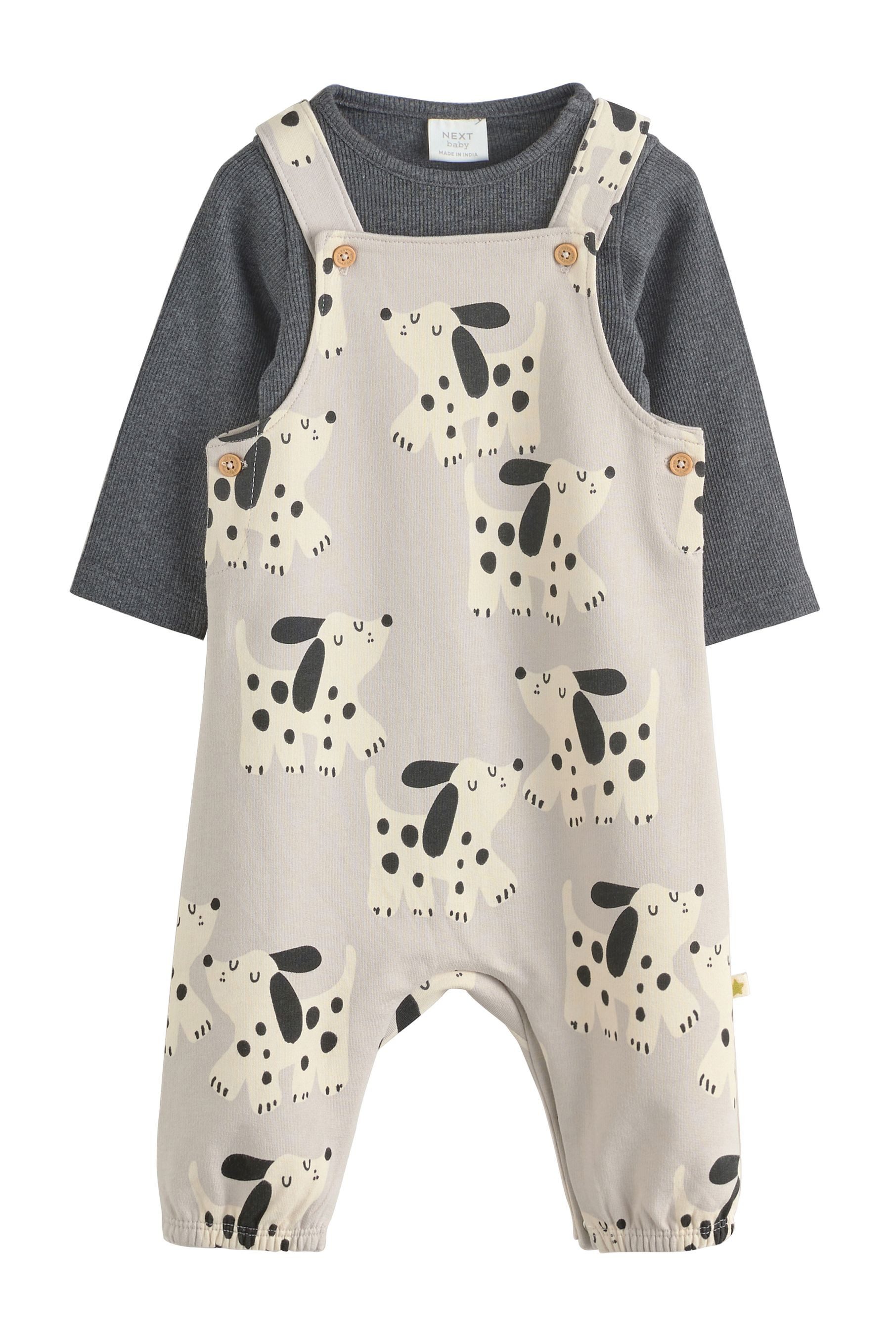 Next Body & Hose Baby-Set mit Jersey-Latzhose und Body (2-tlg)