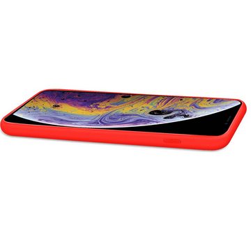 CoolGadget Handyhülle Rot als 2in1 Schutz Cover Set für das Apple iPhone 13 6,1 Zoll, 2x 9H Glas Display Schutz Folie + 1x TPU Case Hülle für iPhone 13