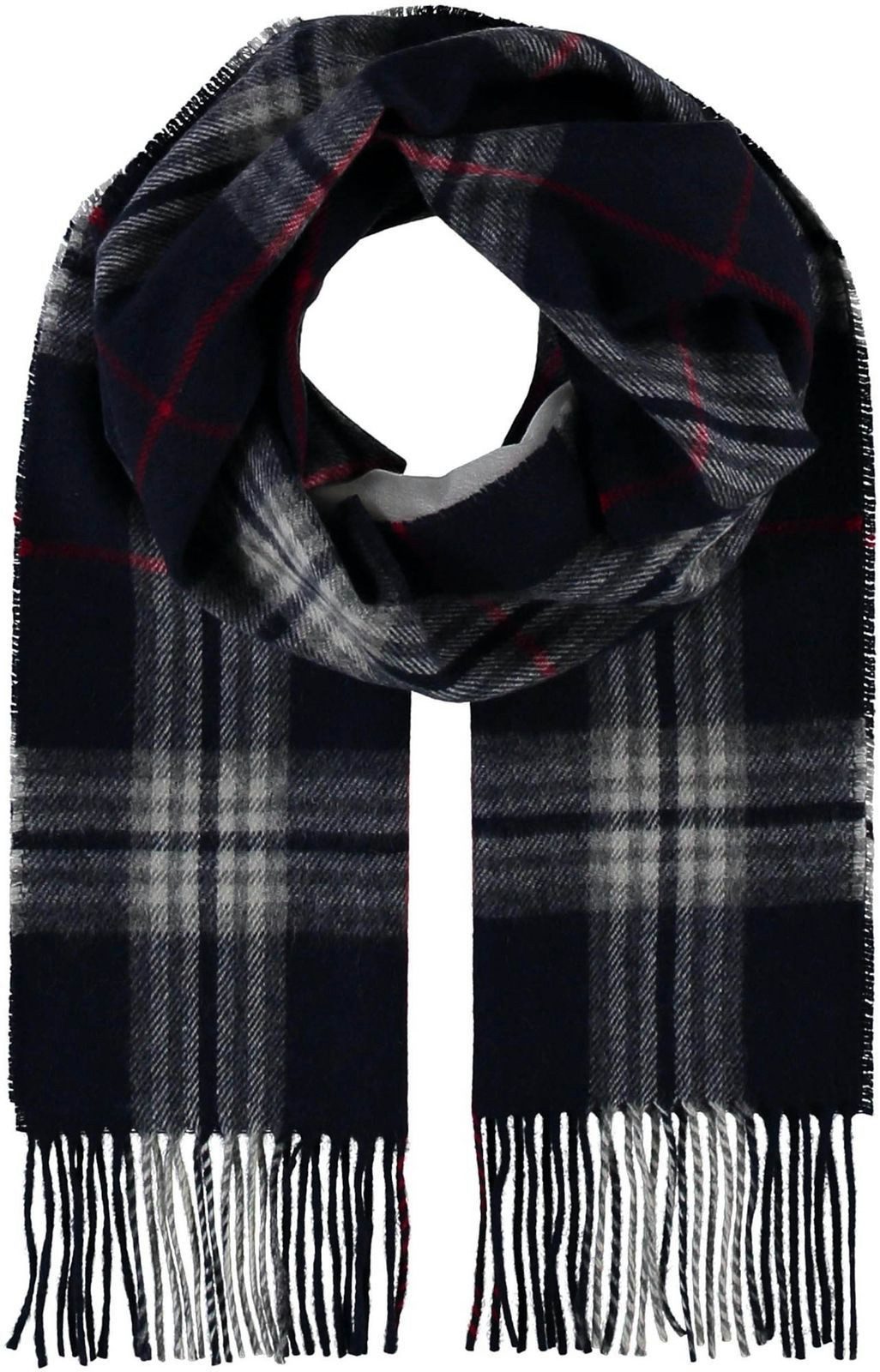Fraas Modeschal Cashmink® Scarf with FRAAS Plaid