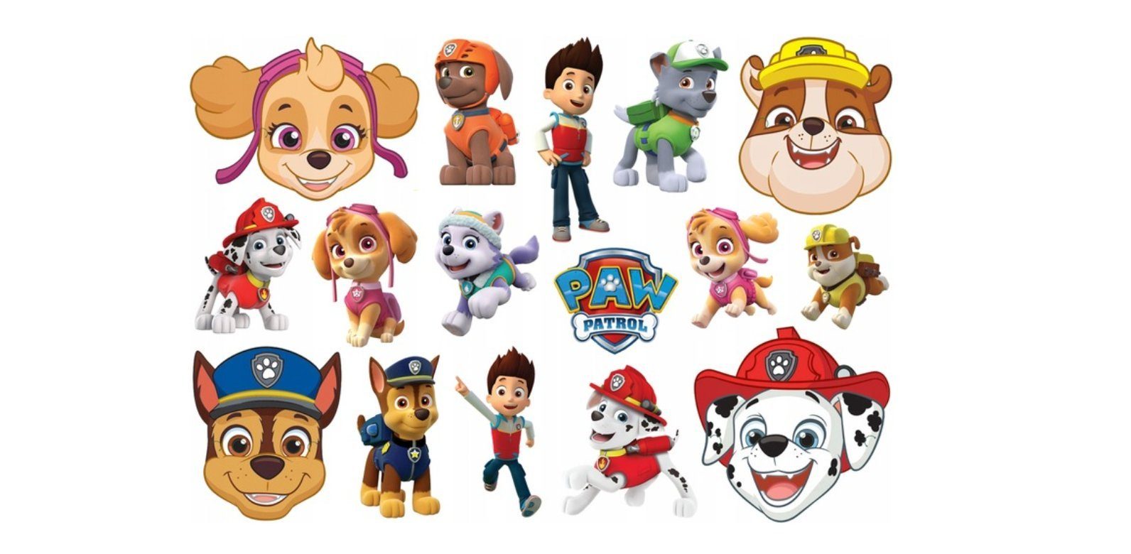 Kindertattoo Kindertattoos Paw Patrol Abwaschbar Party Geburtstag Junge Maedchen