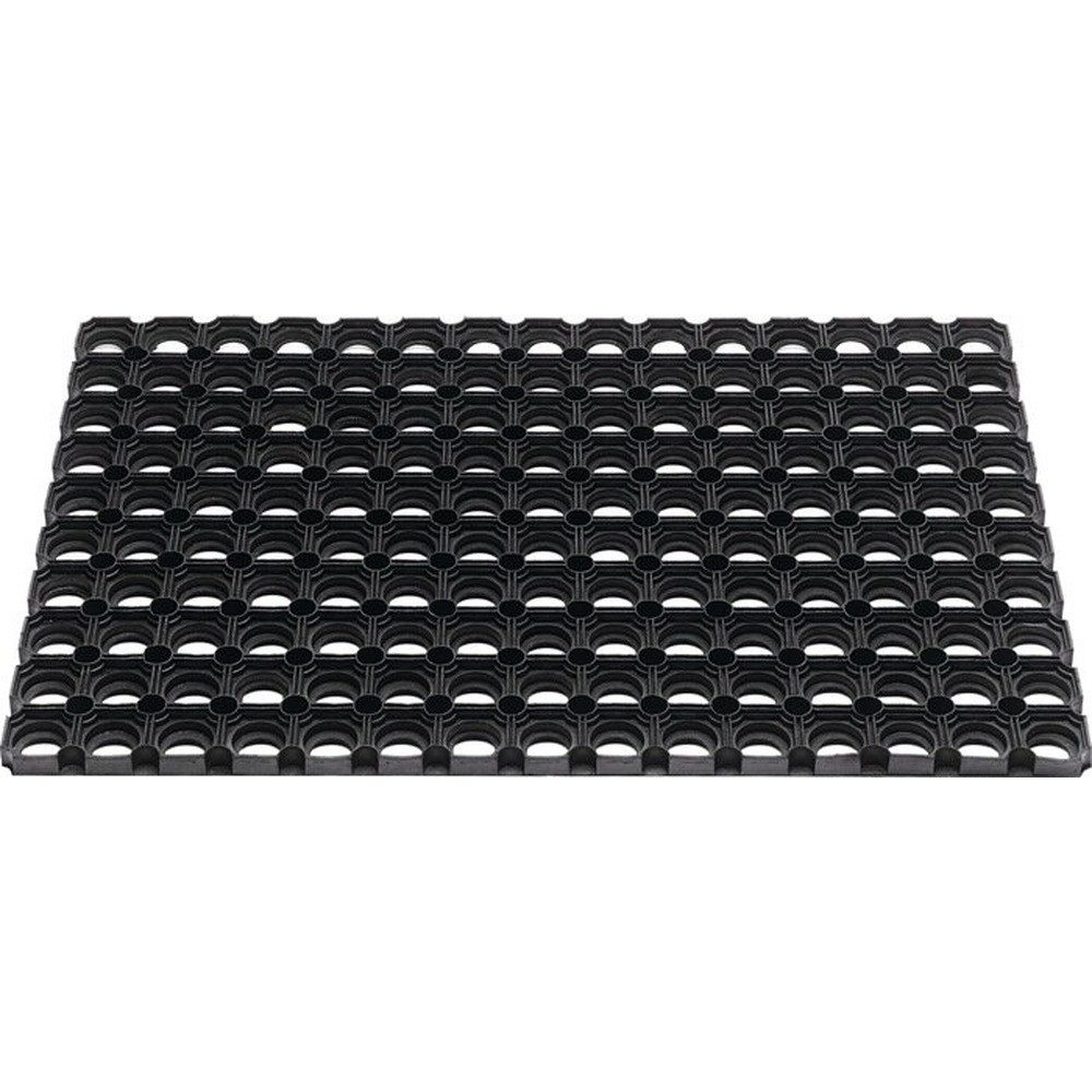 HAMAT Fußmatte Fußmatte offene Ringe schwarz