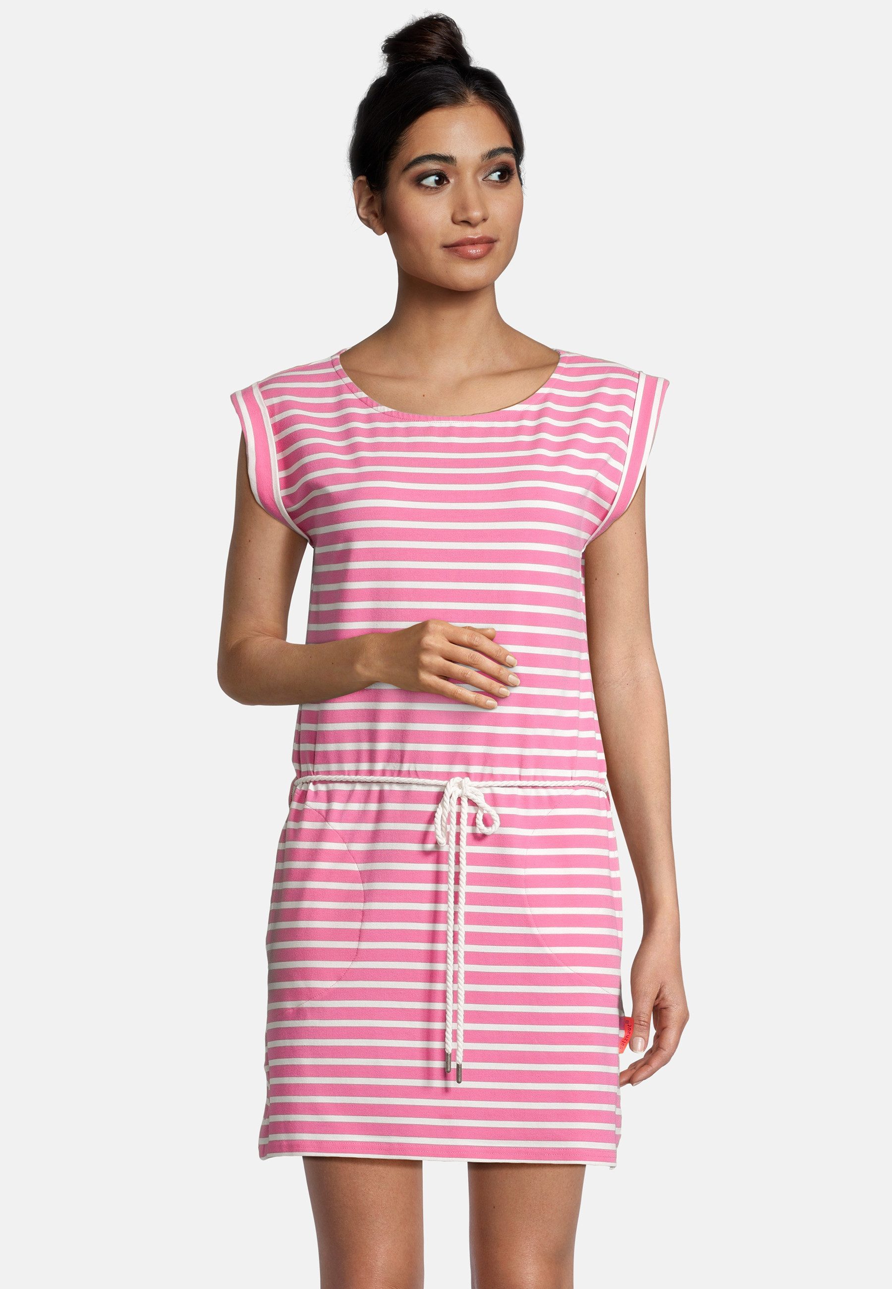 salzhaut Midikleid PAPPNEES Damen normale Passform salzhaut – nordisch frisch, lässig und frech für jeden Tag!