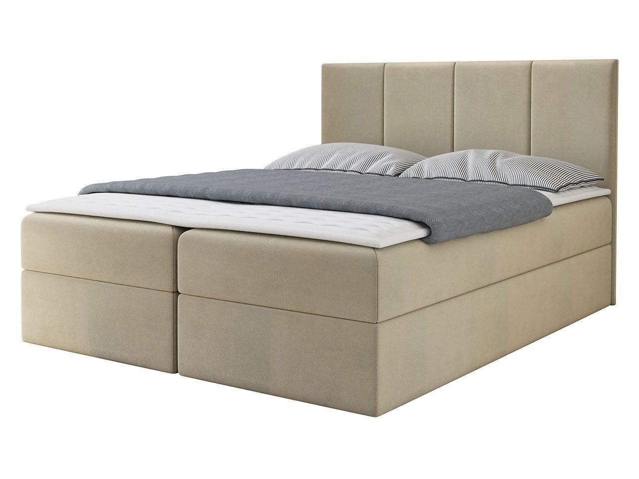 MIRJAN24 Boxspringbett Rebos (Lattenrost, Kopfteil und günstig online kaufen