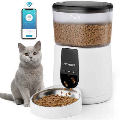 ANTEN Katzen-Futterautomat 4L-Futterspender für Katzen und Hunde, Intelligenter Futterautomat, Katzen-/Hundefutterautomat
