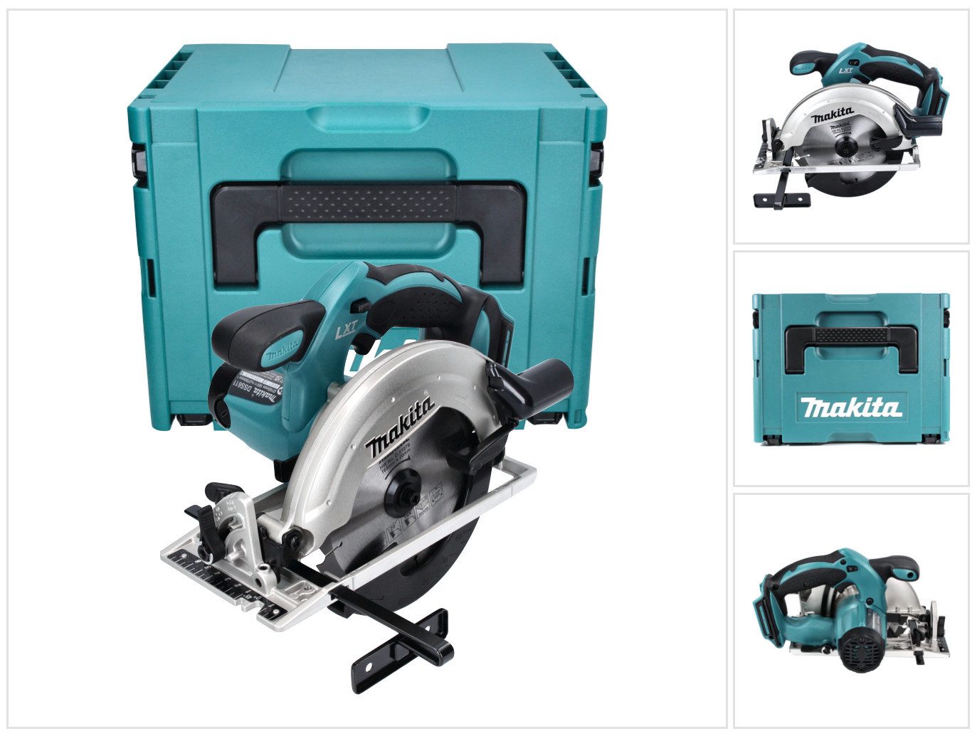 Makita Kompakt-Handkreissäge DSS 611 ZJ Akku Handkreissäge 18 V 165 mm + Makpac - ohne Akku, ohne