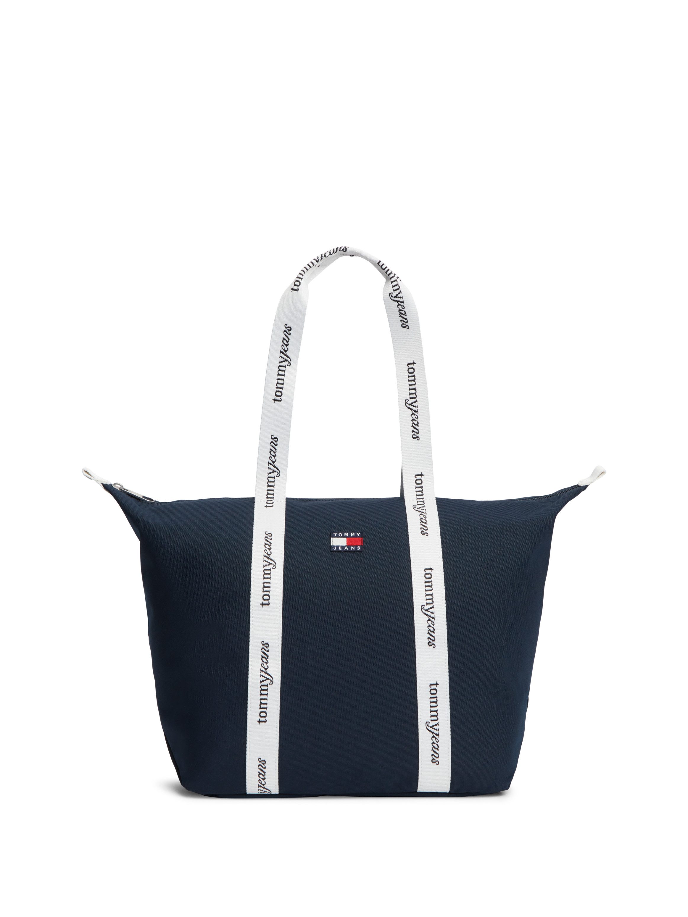 Tommy Jeans Tragetasche TJW ESS DAILY TOTE, Schultertasche, Shopper mit kontrastiven Henkeln