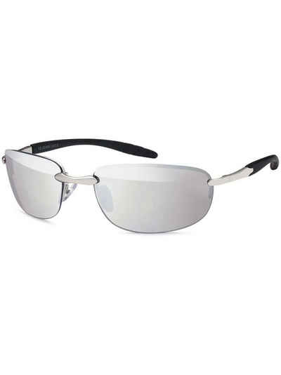 BEZLIT Eyewear Sonnenbrille Herren Metal Sonnenbrille (1-St) mit schwarzen Linsen