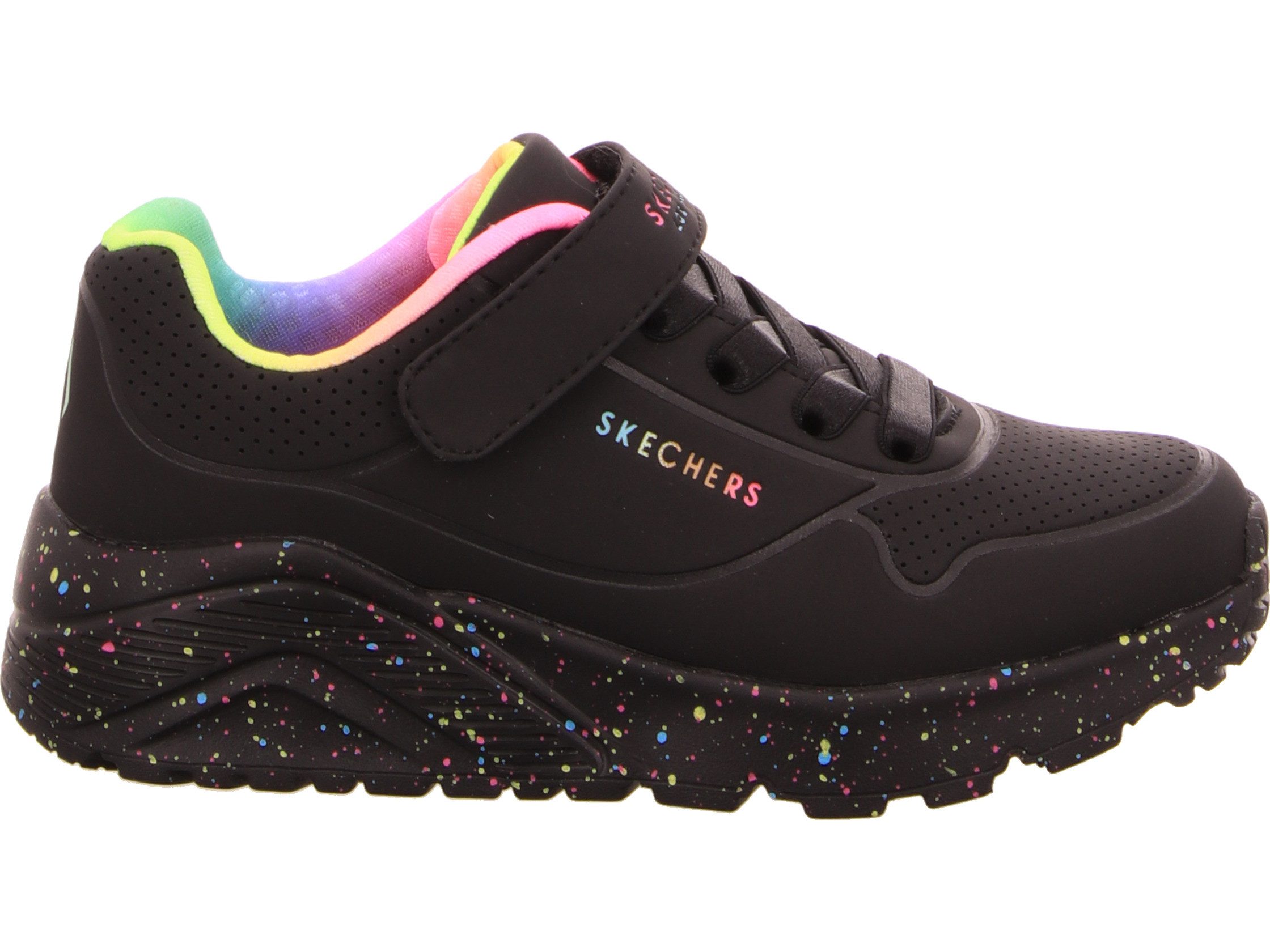 Skechers Uno Lite-Rainbow Specks Klettschuh
