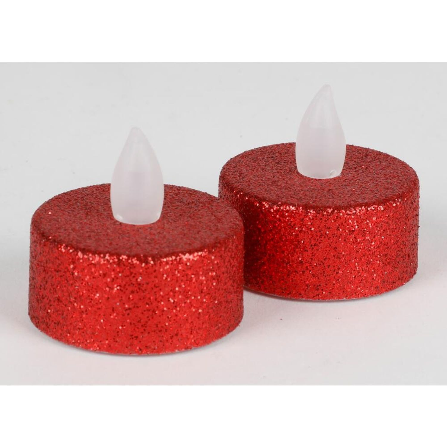 BURI Tafelkerze BURI Elektrische Teelichter LED Flackernd Metallic Glitter günstig online kaufen