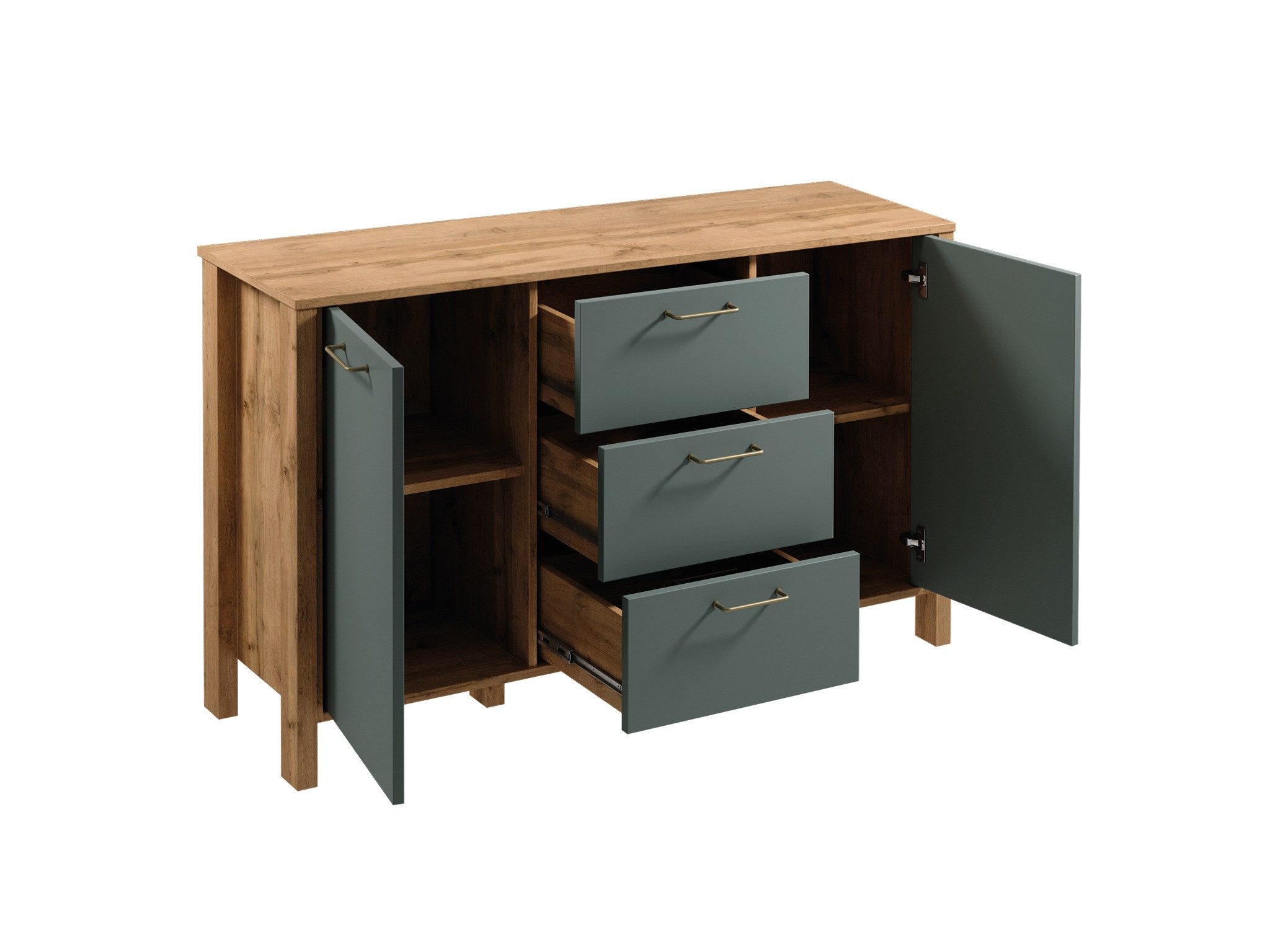 ROYAL24_MARKT Kommode - Ihr smarter Helfer für die Innenorganisation. (Kommoden, 1 St., Premium - Indigo), Luxuriös – Modern – Schlicht.