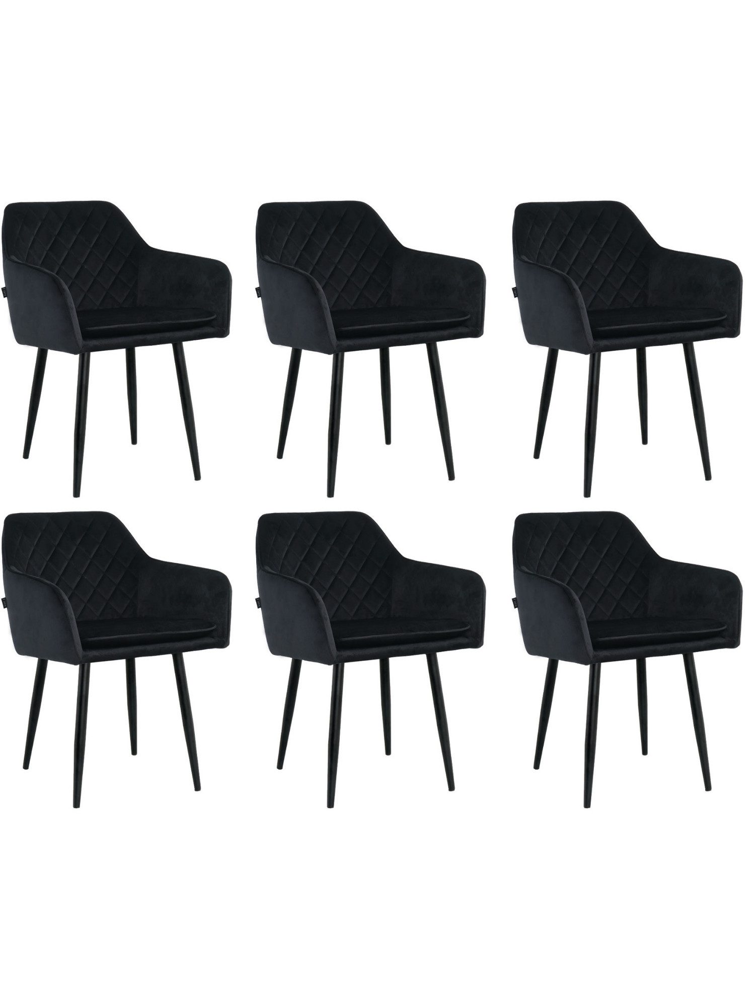 Brise Home Esszimmerstuhl Stuhl mit Armlehnen – abnehmbares Kissen, Samtbez günstig online kaufen