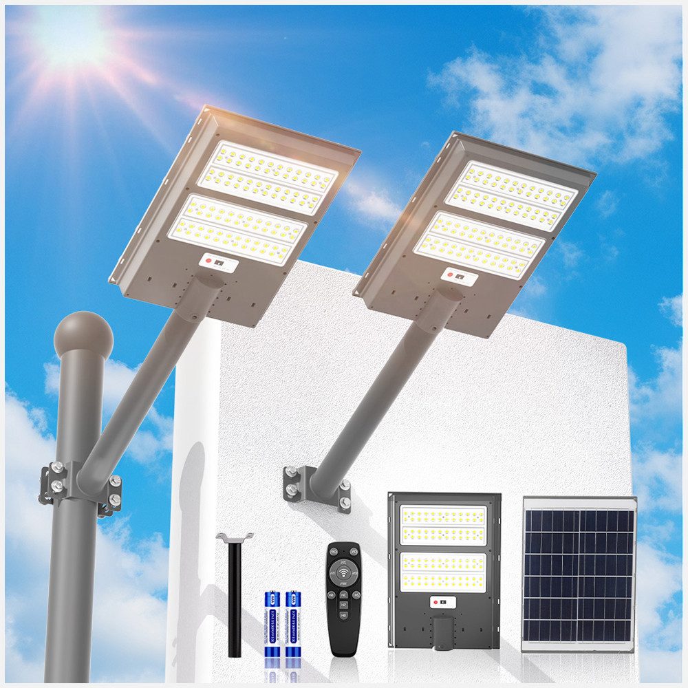Rhein Beleuchtung LED Solarleuchte 800W Solarlampen für Außen – Außenlampe günstig online kaufen