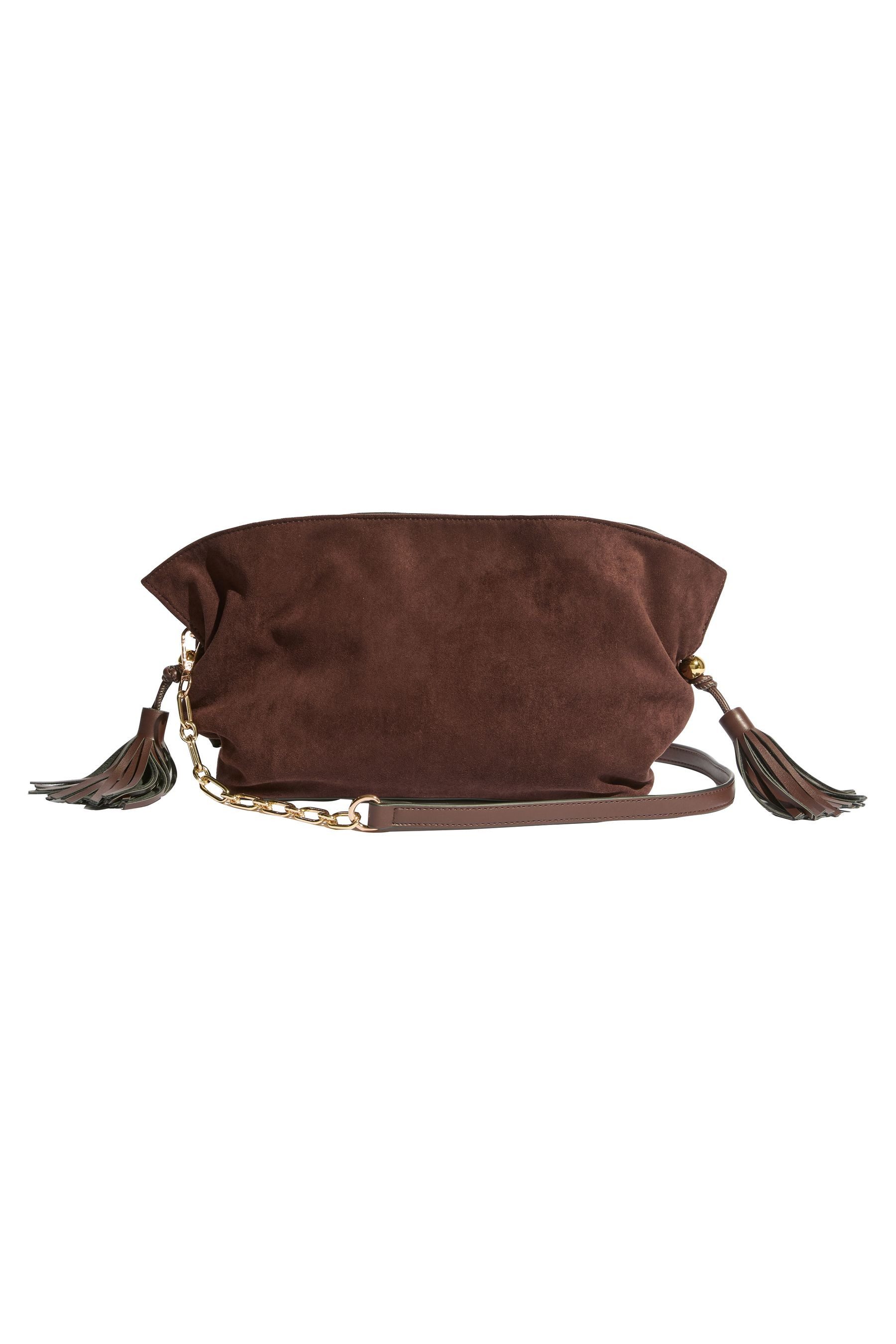 Clutch Friends Like These mittelgroße Clutch mit Fransen