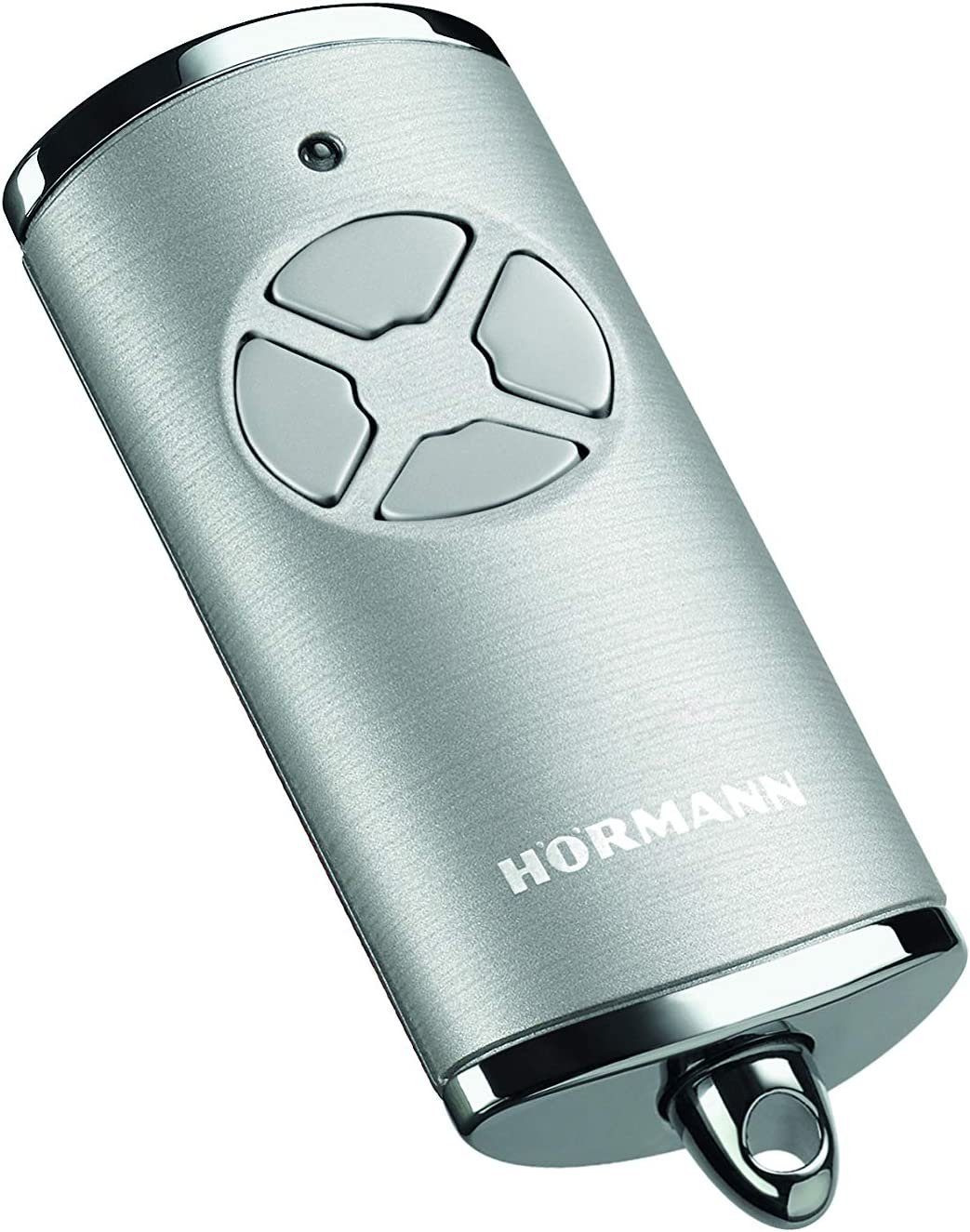 Hörmann Garagentor-Funkempfänger Hörmann Handsender HSE4 868-BS Hochglanz  Chrom Silber Fernbedienung