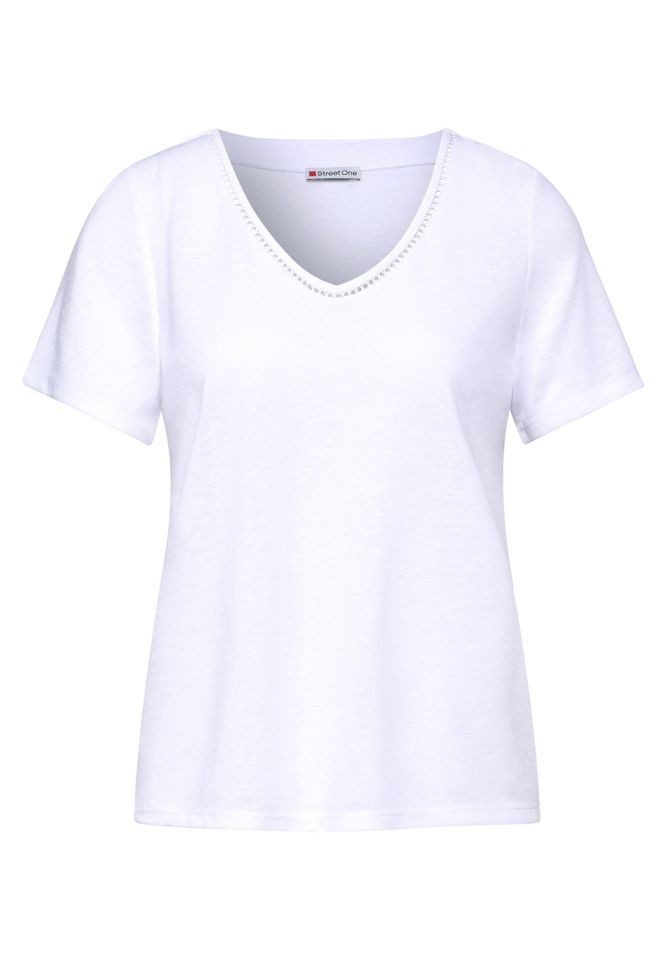 STREET ONE T-Shirt - Kurzarm, Rundhalsausschnitt, günstig online kaufen