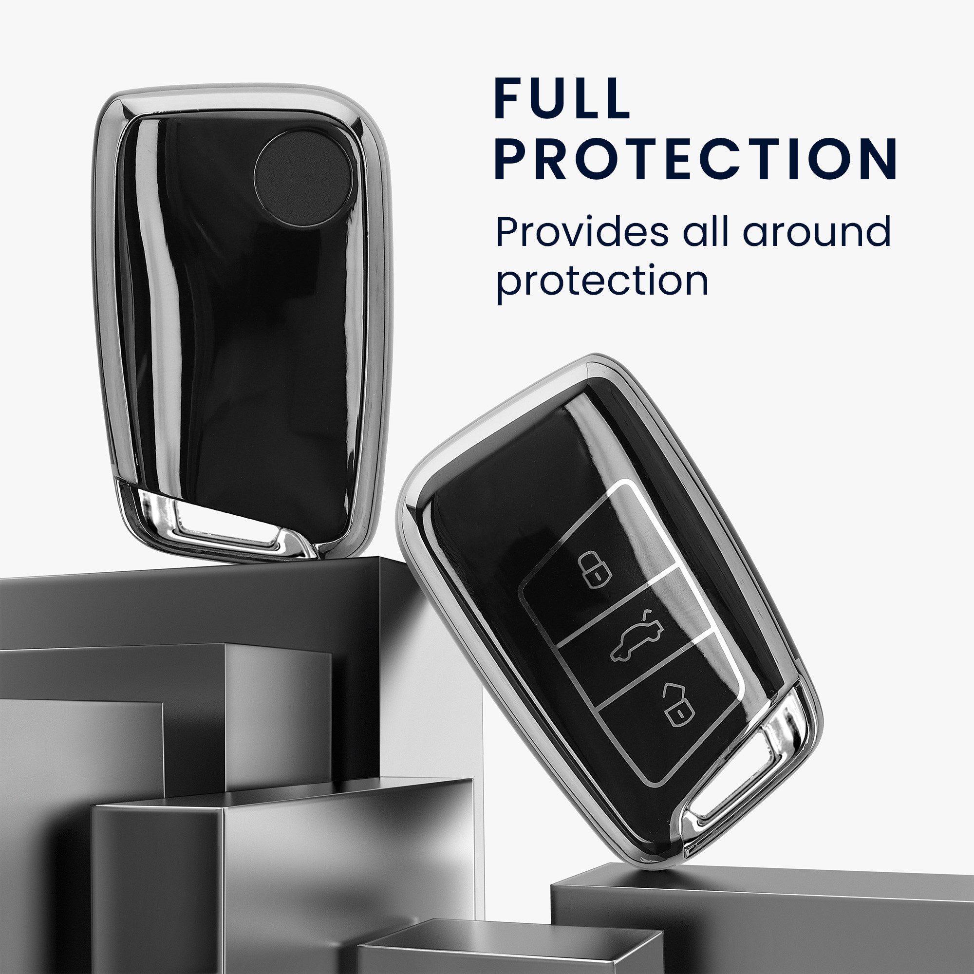 kwmobile Schlüsseltasche Autoschlüssel Hülle für VW (1-tlg), Schlüsselhülle günstig online kaufen