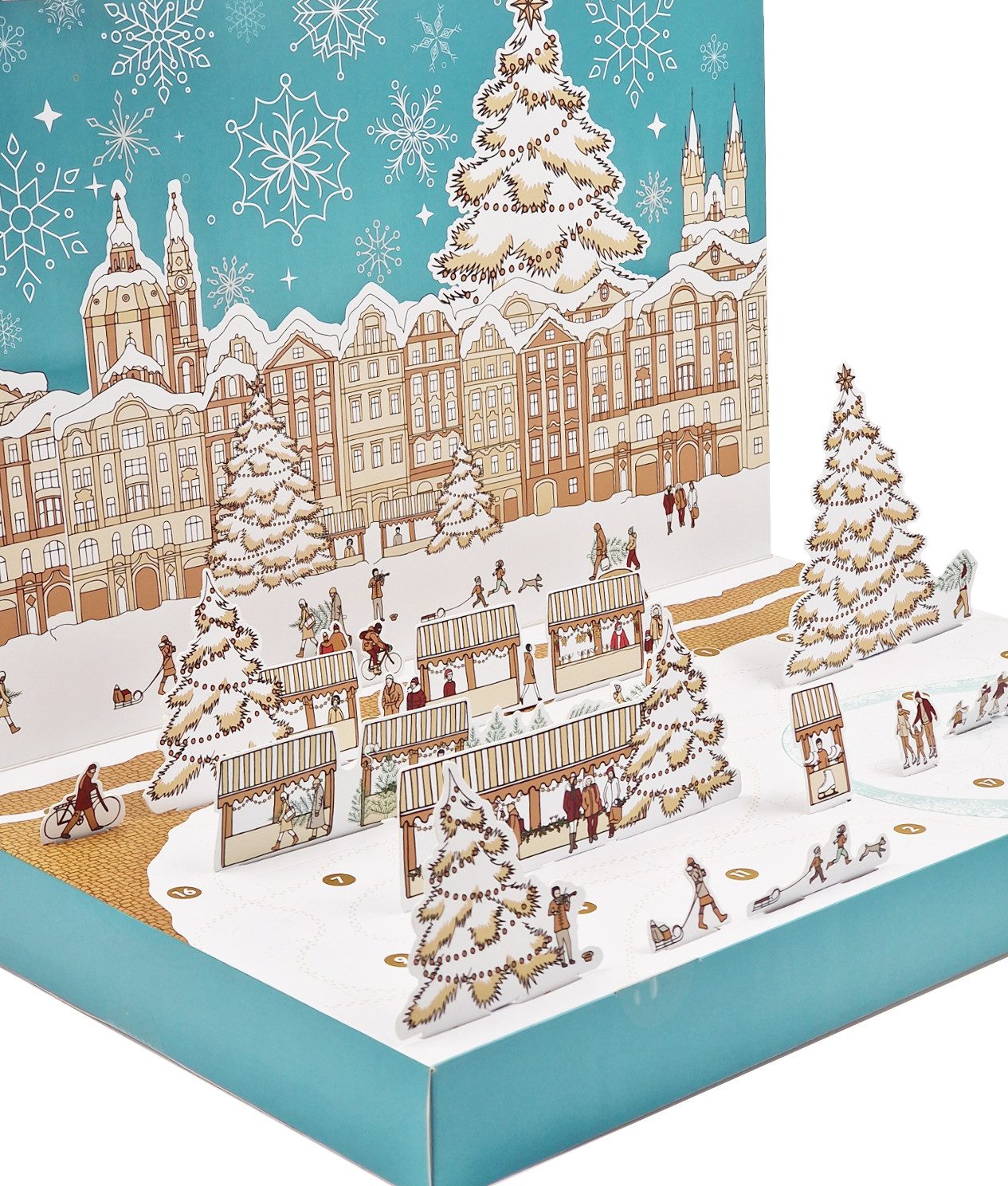 ACCENTRA Kosmetik-Adventskalender 3D Body Care Adventskalender für Frauen WINTER MAGIC Körperpflege