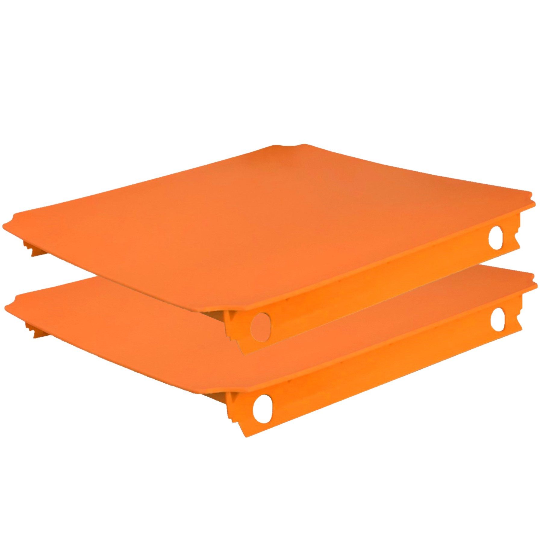 move and stic 2er Set Platte 40x40 cm Konstruktionsspielsteine, (Erweiterungsset), für Indoor und Outdoor