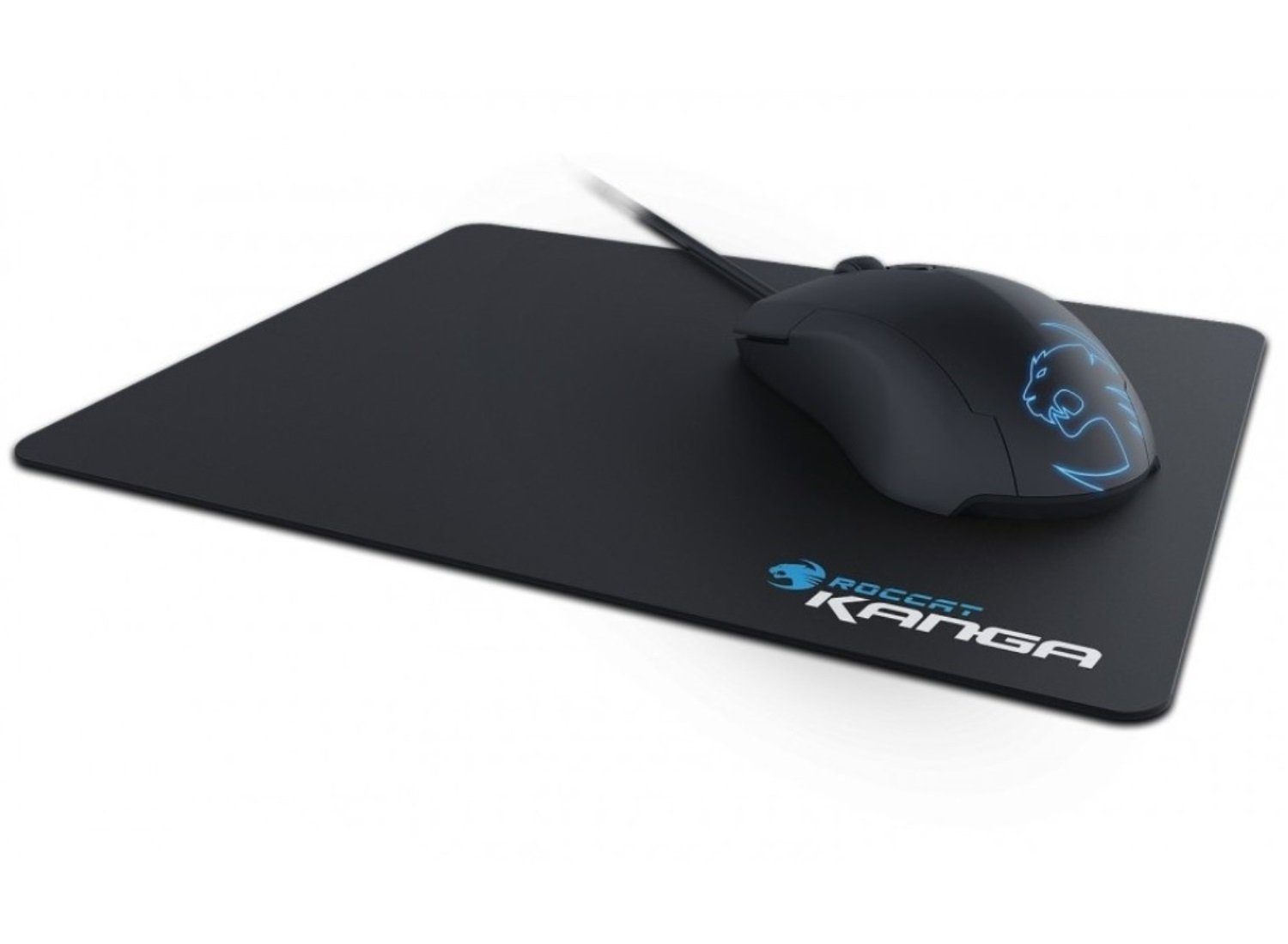 ROCCAT Set Lua Tri-Button Mouse + Kanga Gamer Mouse-Pad Maus- und Mauspad-Set, (Gaming Bundle, 1 St., Gaming Mouse und Mousepad), Maus-Pad Einstellbare DPI