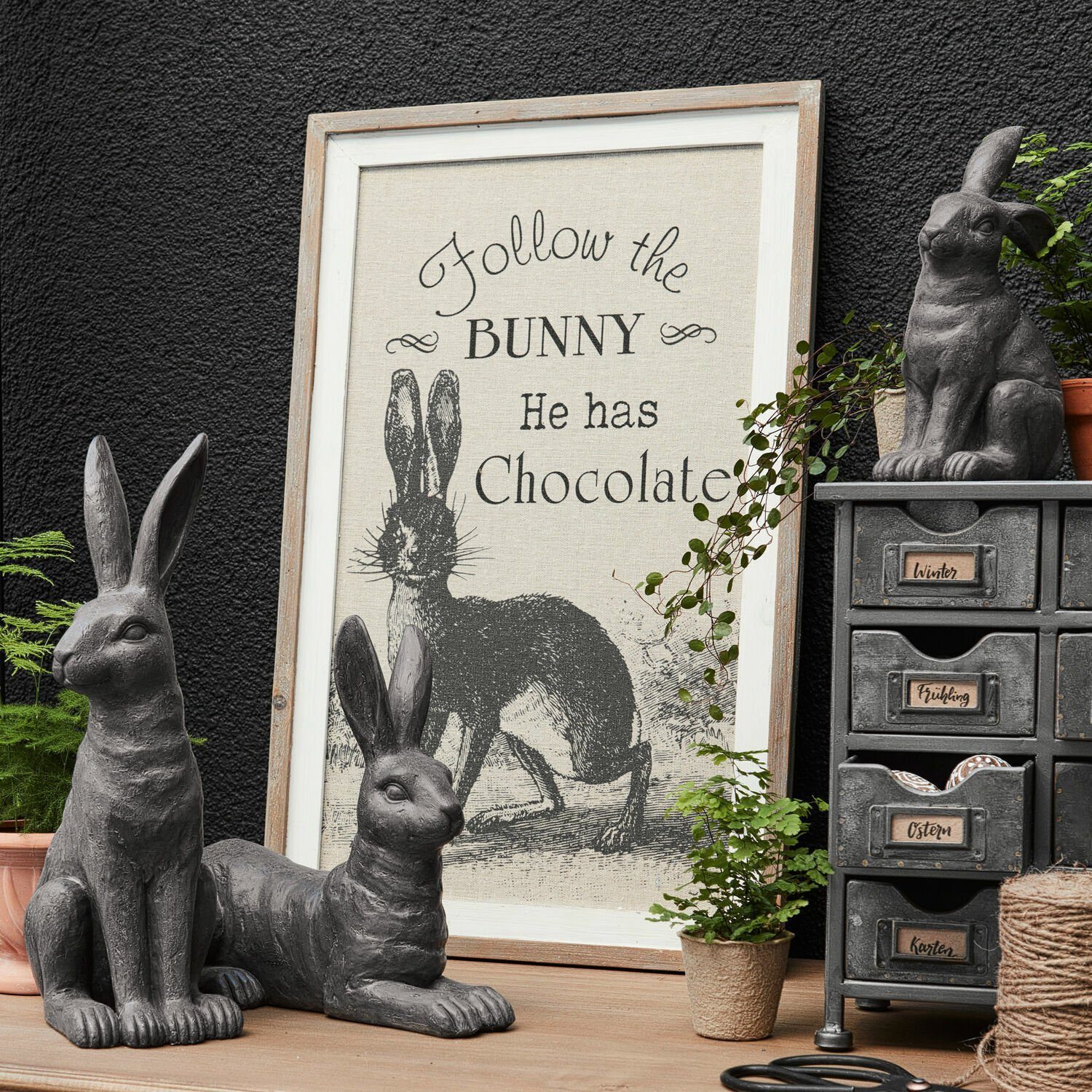 Mirabeau Wanddekoobjekt Dekoboard Chocolate braun/schwarz