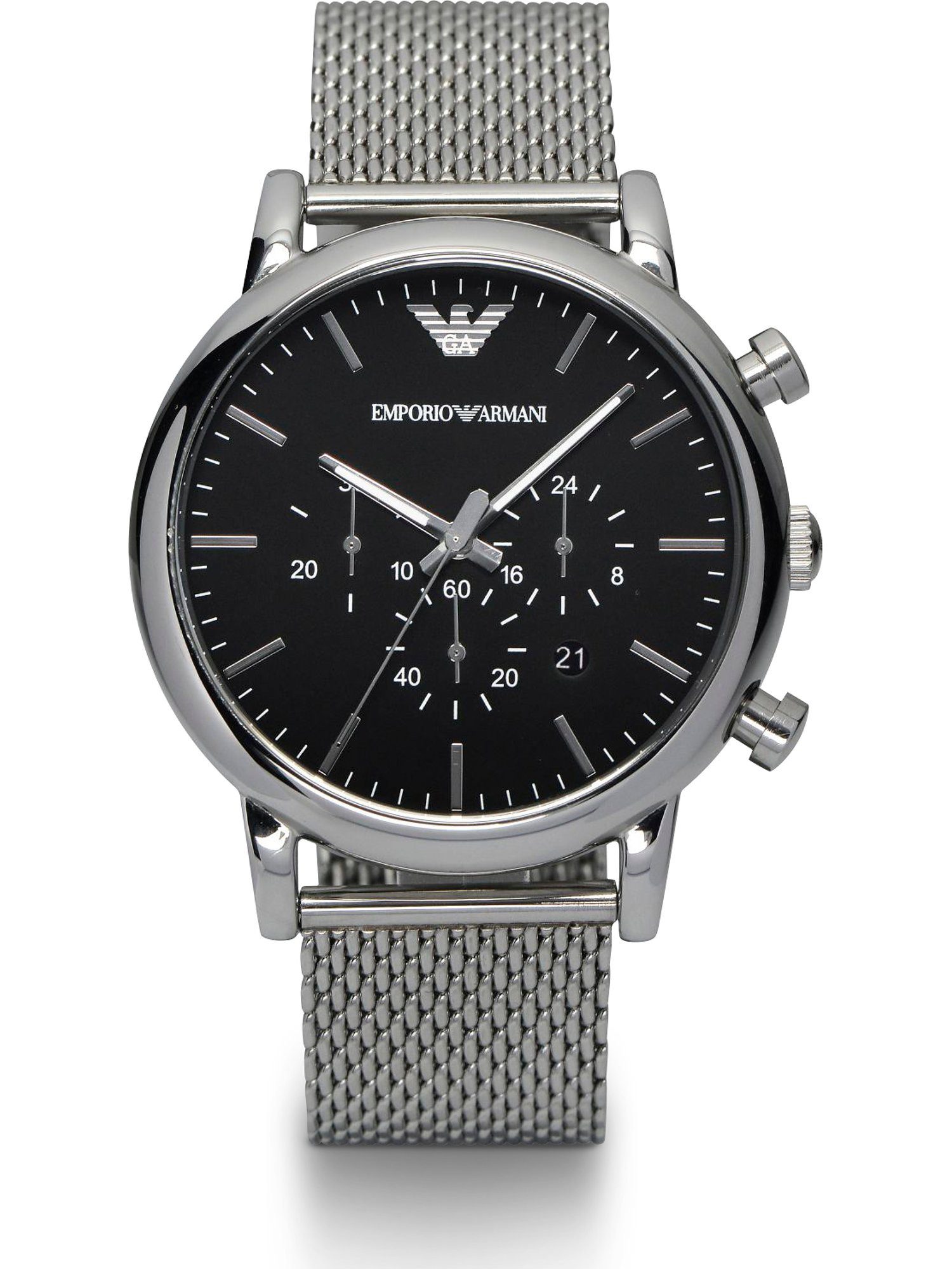 Emporio Armani Chronograph Emporio Armani Herren-Uhren Analog Quarz