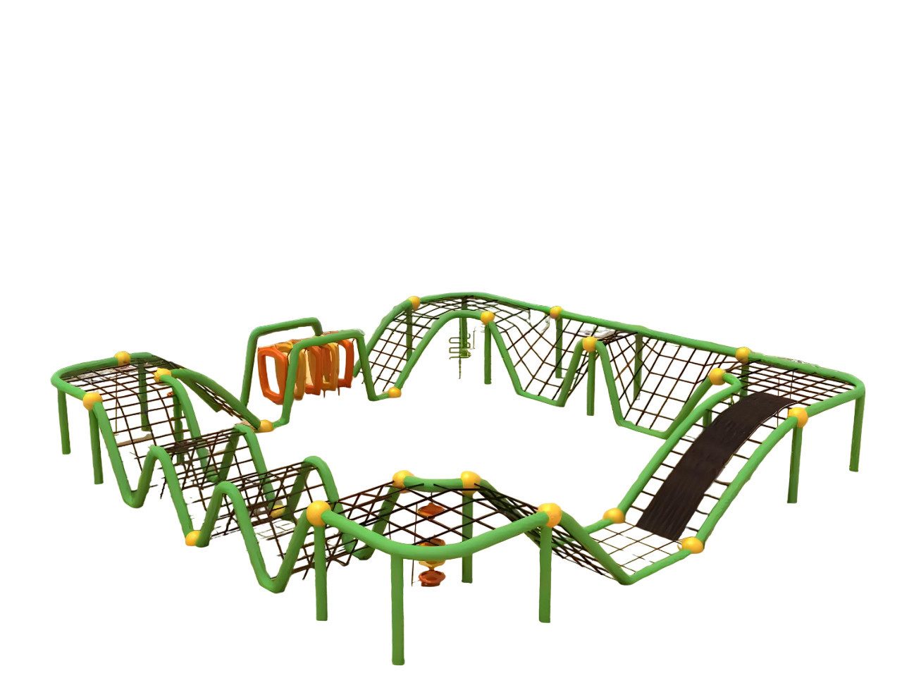 JVmoebel Klettergerüst Sportkomplex für Kinder Spielplatz im Freien für Kinder Seilplattform, Made in Europa