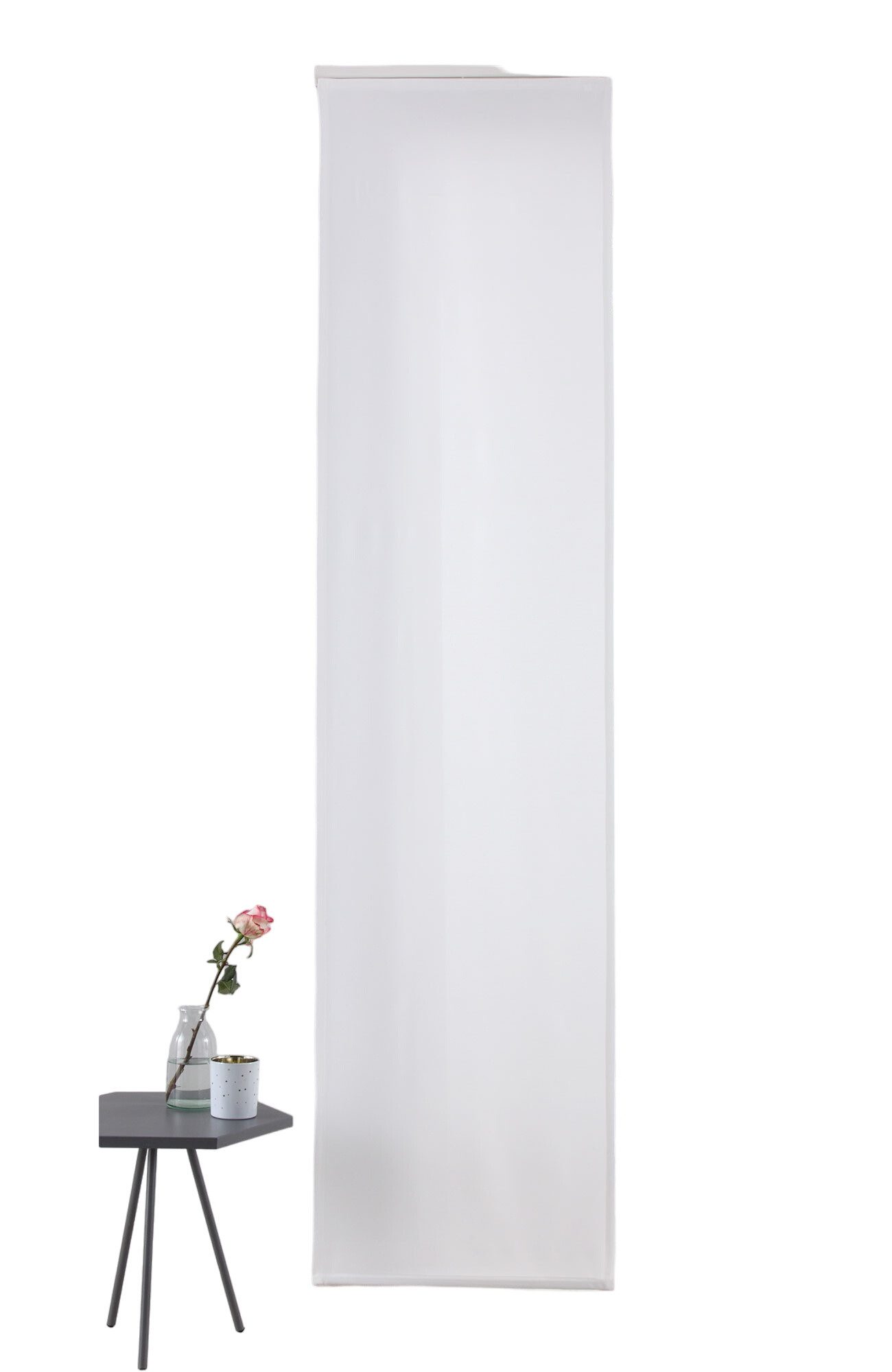 Gardinenbox Schiebegardine (1 St), Klettband, blickdicht, Polyester, Cationic blickdicht Leinen Optik »Palermo« 204411