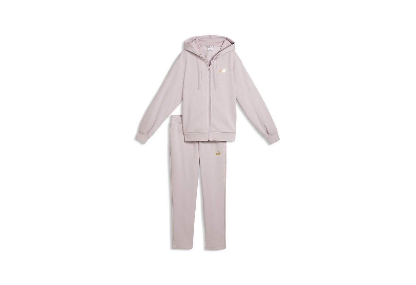 Puma Jogginganzug Metallic Trainingsanzug mit Kapuze Damen, Ansicht 1