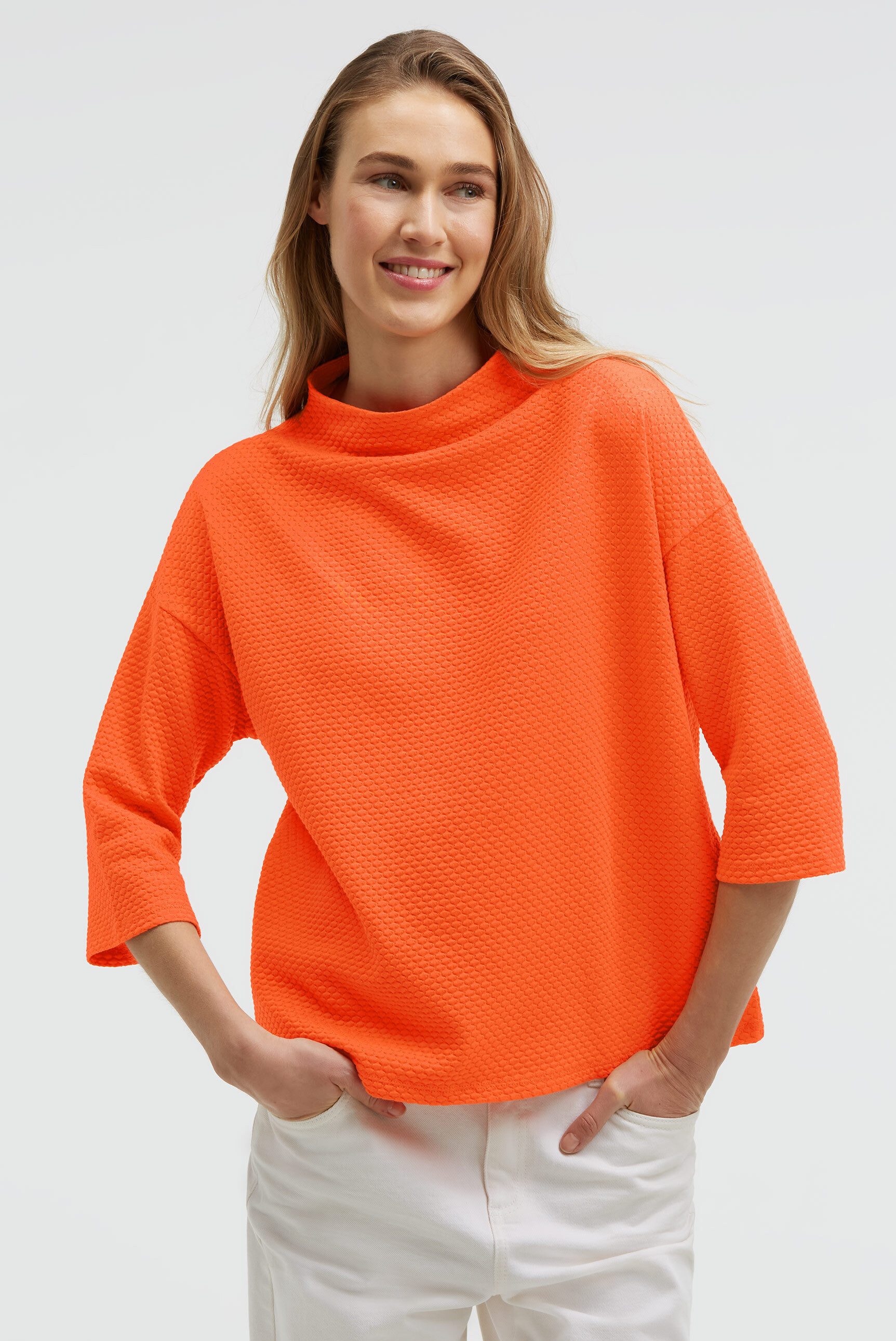 SENSES.THE LABEL Rundhalsshirt mit Baumwolle