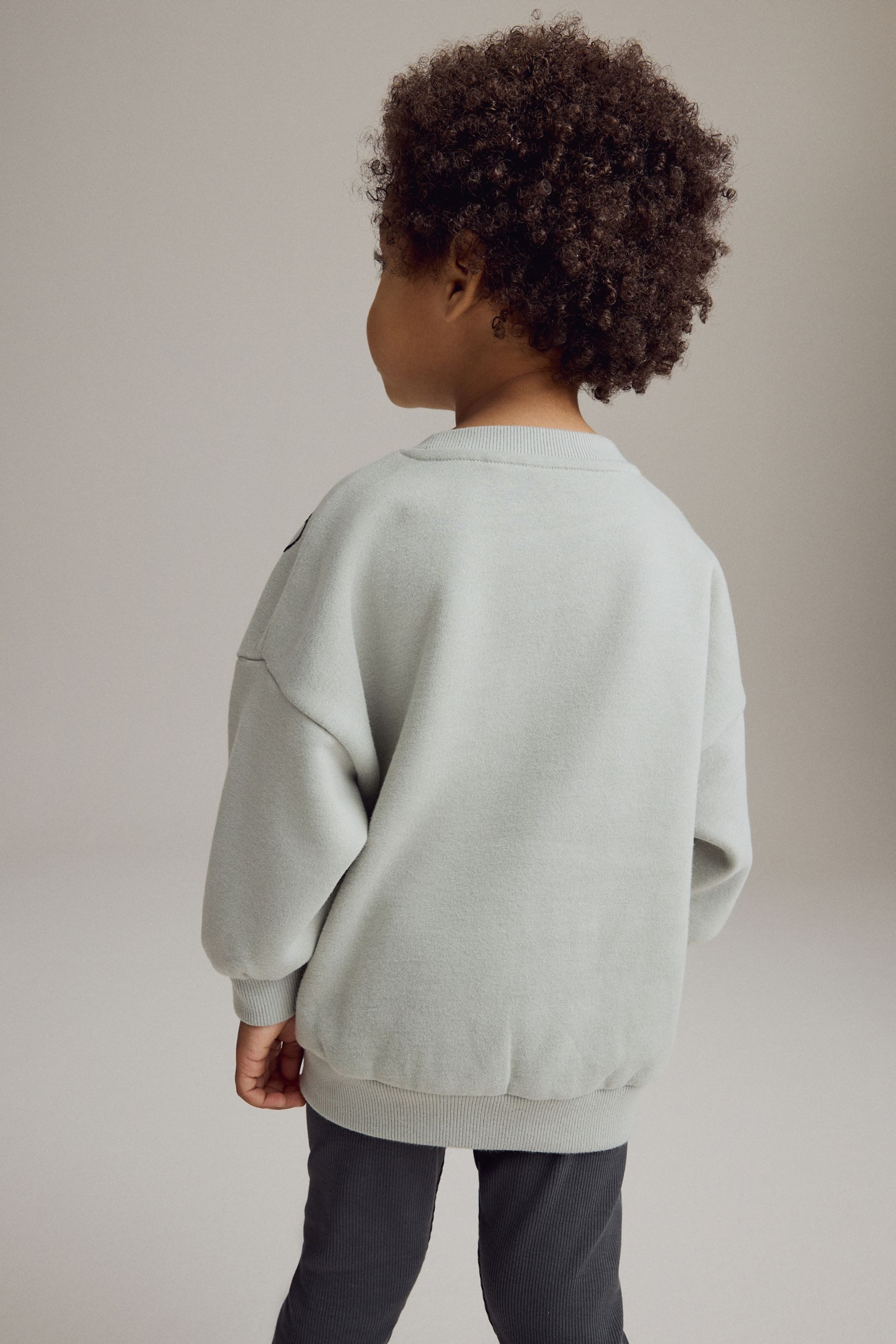 Next Sweatanzug Sweatshirt mit durchgehendem Print und Leggings (2-tlg)