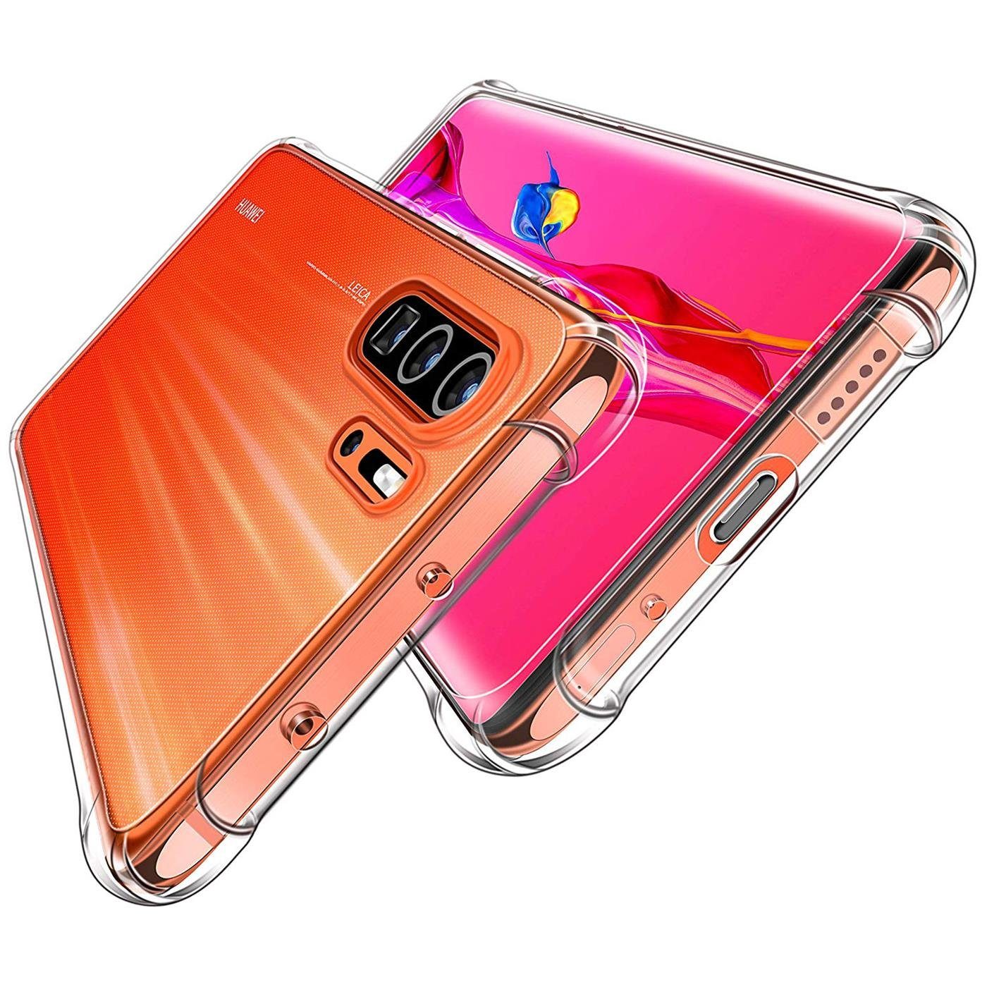 CoolGadget Handyhülle Anti Shock Rugged Case für Huawei P30 Pro 6,5 Zoll, Slim Cover mit Kantenschutz Schutzhülle für P30 Pro Hülle Transparent