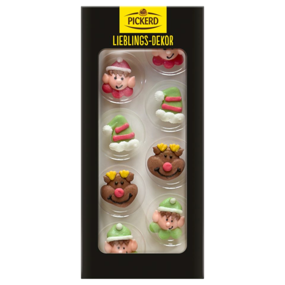 PICKERD Backdekoration PICKERD Zuckerdekor-Aufleger Wichtel 8 Stück