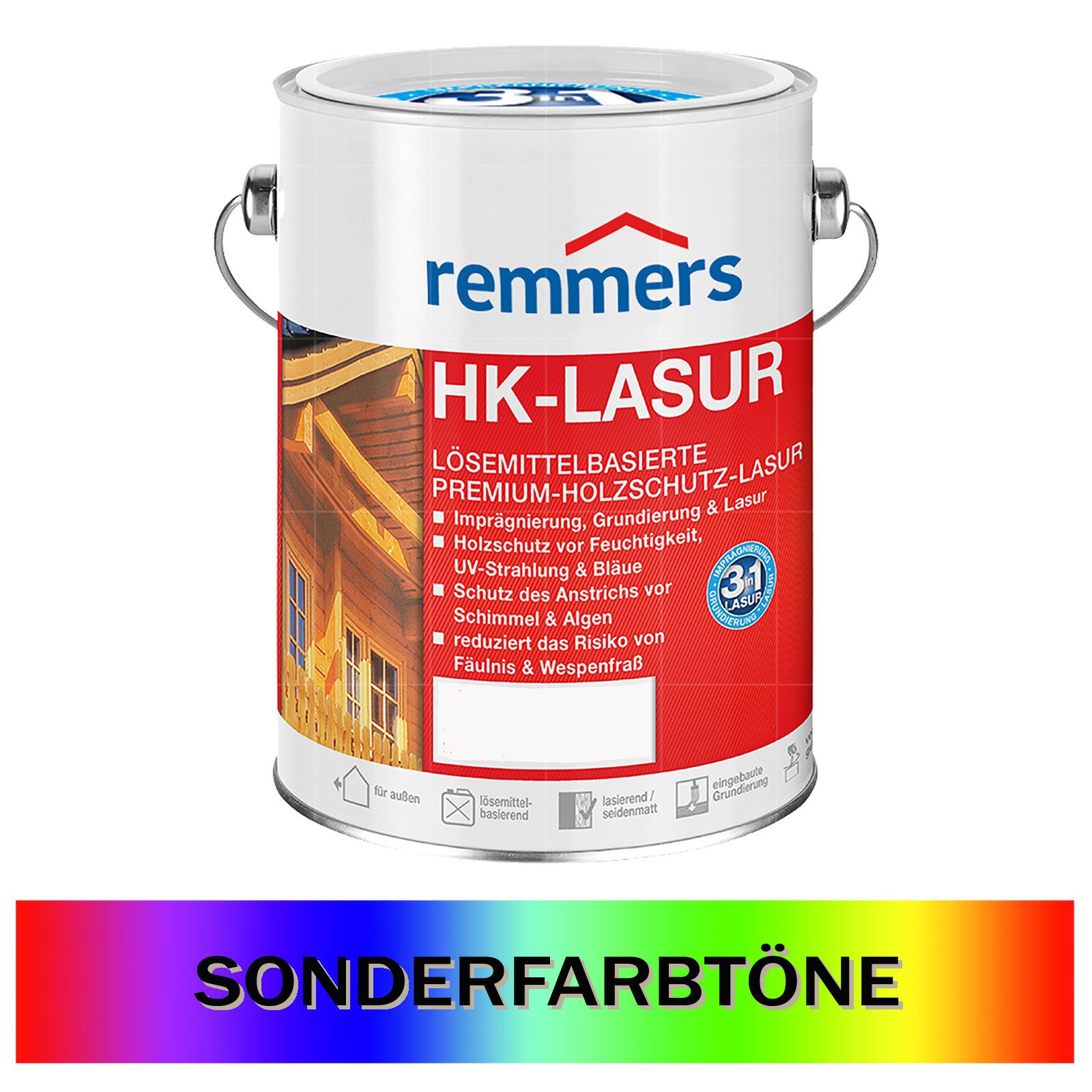Holzschutzlasur HK-LASUR - 5 LTR (SONDERTON)