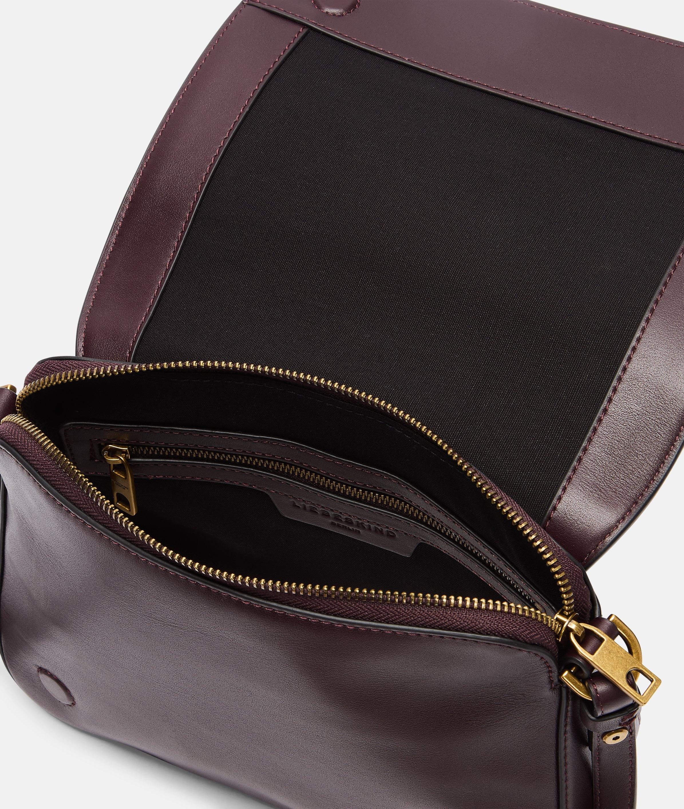 Liebeskind Berlin Umhängetasche Dancing Letters Clarice Crossbody S, Handliche Umhängetasche aus Nappaleder