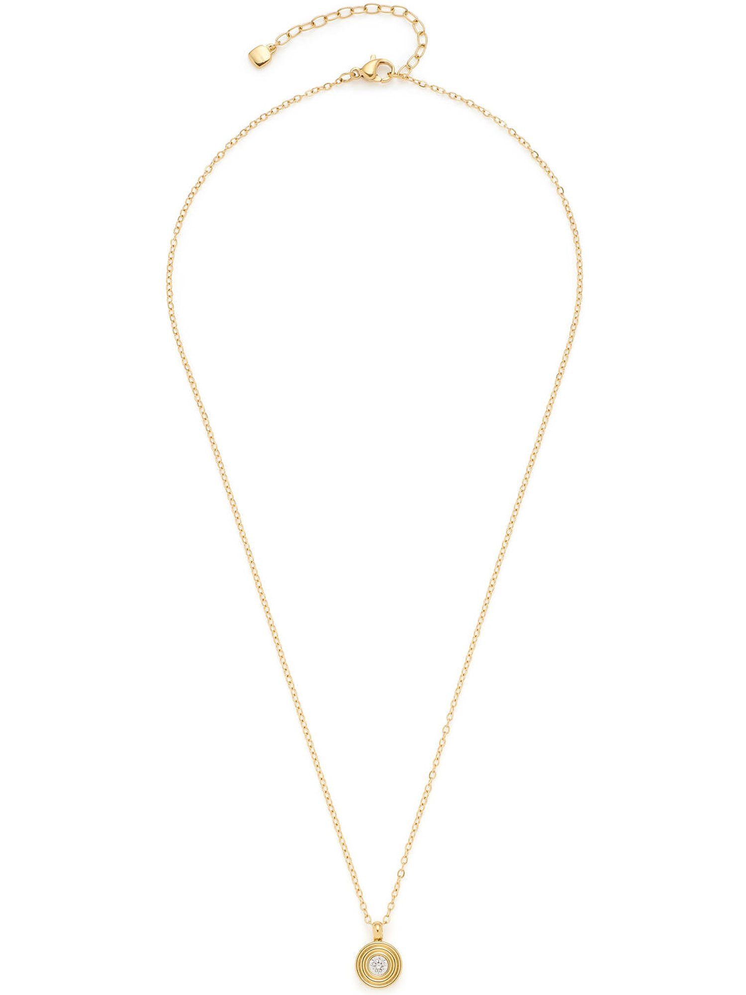 LEONARDO Edelstahlkette Leonardo Damen-Kette Edelstahl Zirkonia