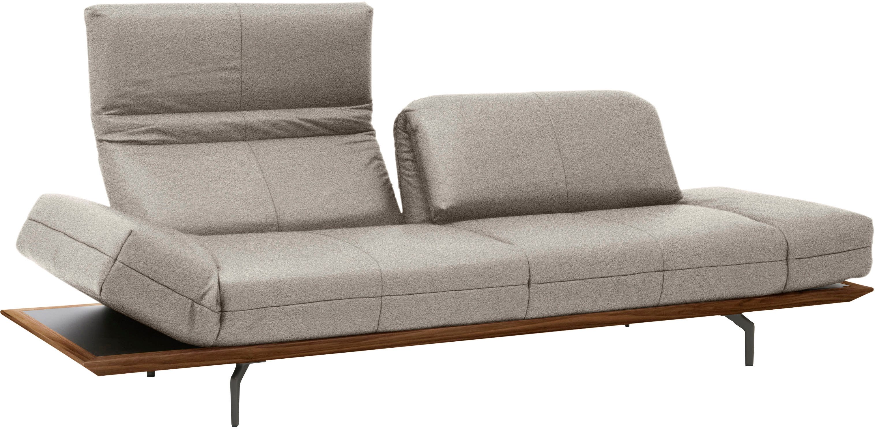 Creation BY ROLF BENZ 3-Sitzer CR.420, Designsofa, Loungesofa, in 2 Qualitäten, Holzrahmen in Eiche Natur oder Nußbaum, Breite 232 cm