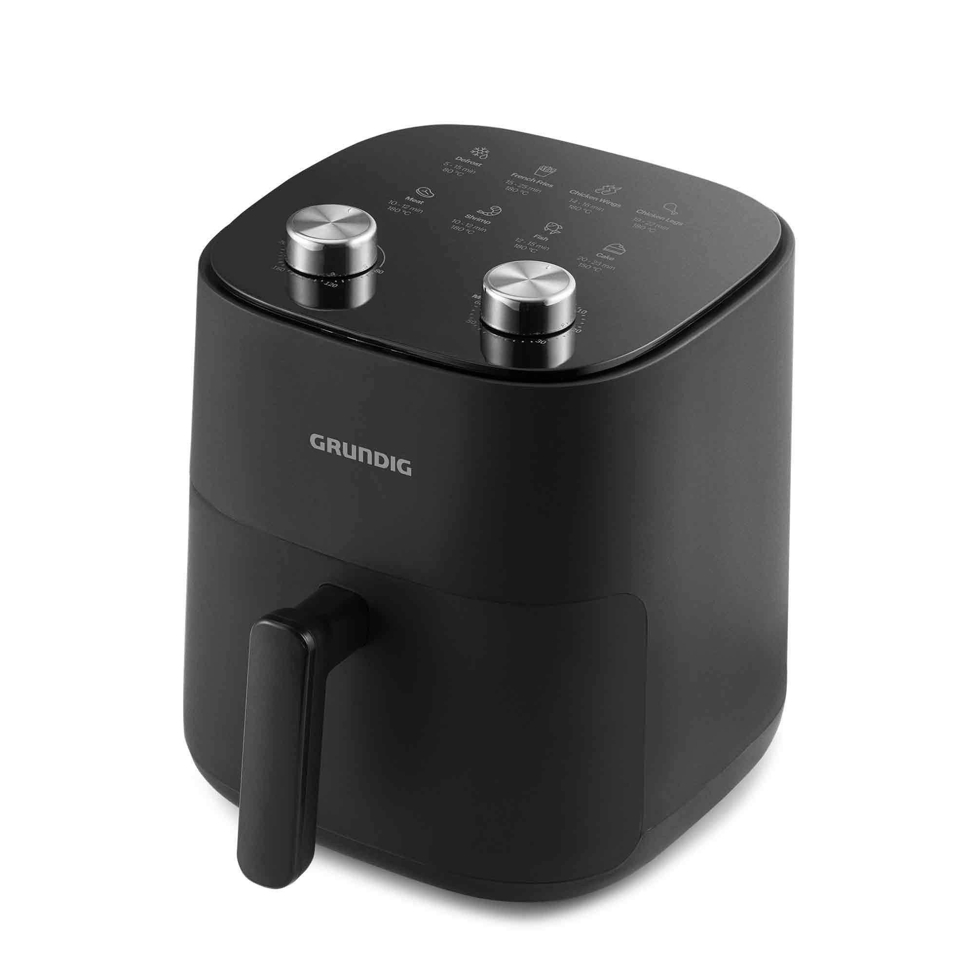 Grundig Heißluftfritteuse FRY 6321 L, 1300 W, Individuelle Zeiteinstellung bis zu 60 Minuten