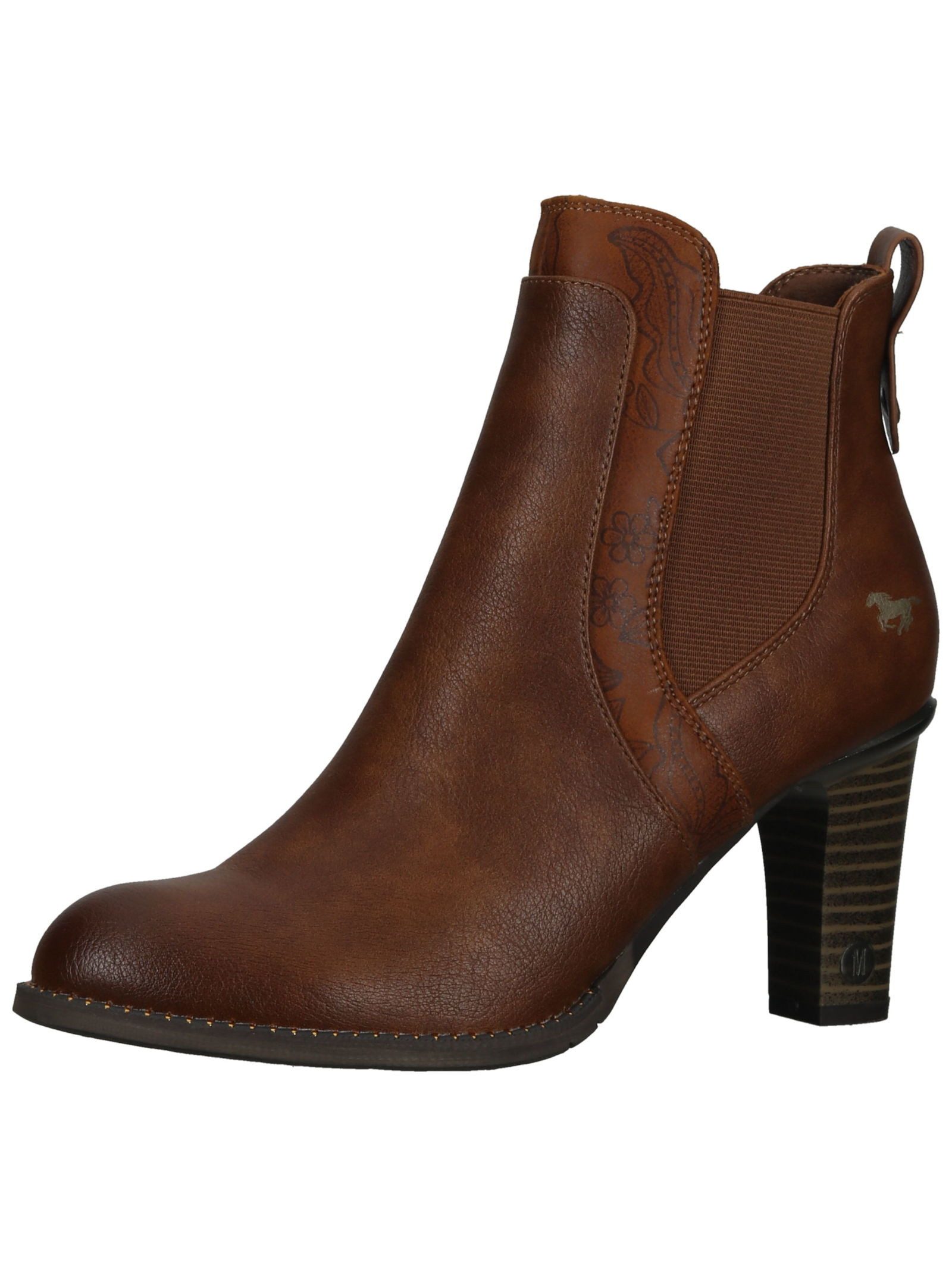 MUSTANG Stiefelette Lederimitat/Textil Stiefelette günstig online kaufen