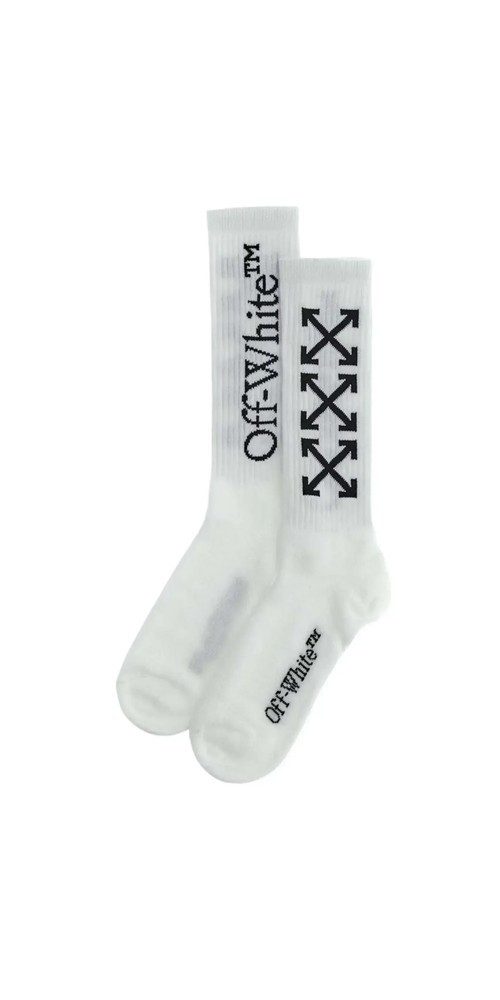 OFF-WHITE Langsocken OFF-WHITE Socken Weiß Unisex Fits Sizes 38-45