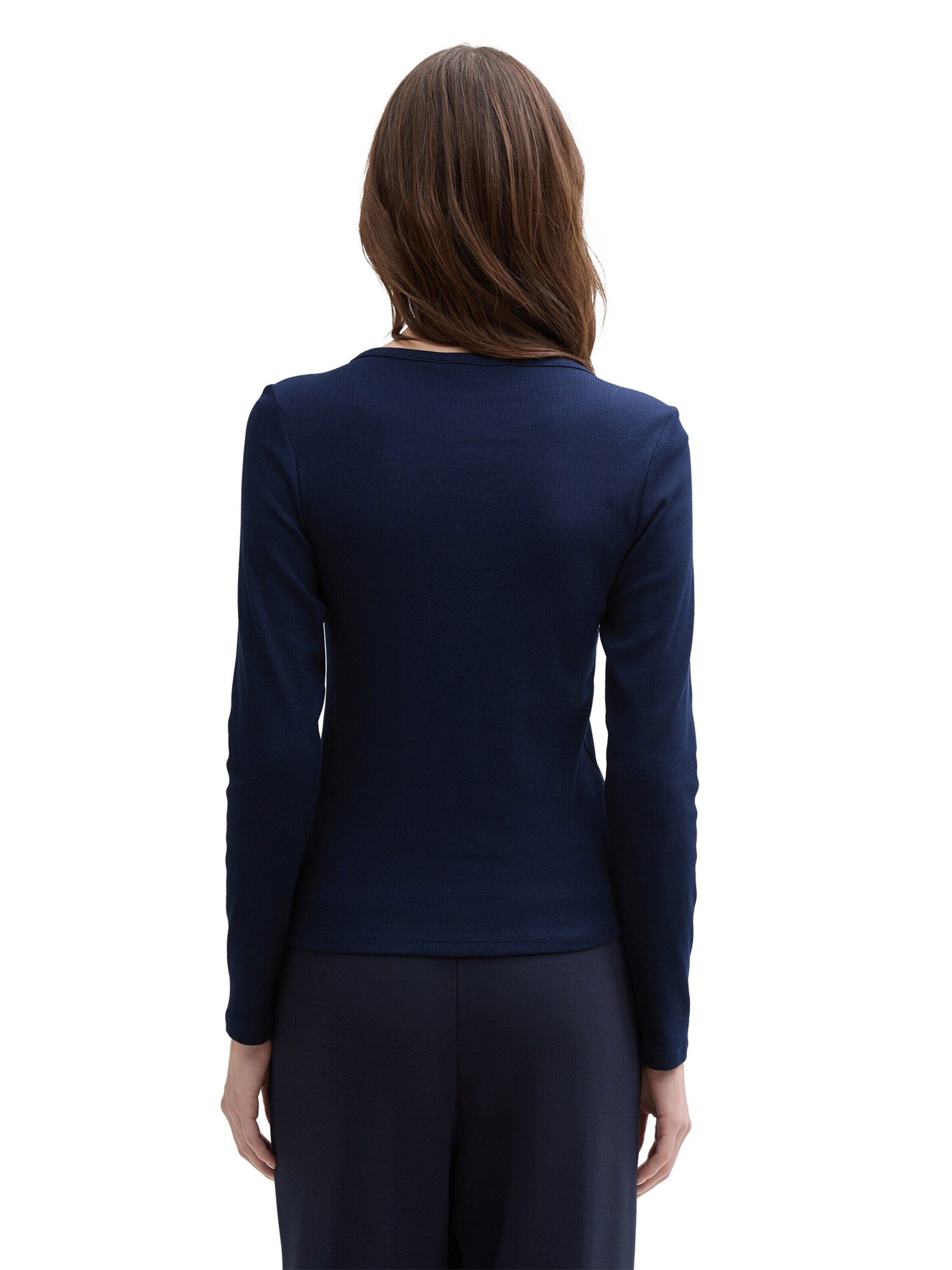 TOM TAILOR Denim Langarmshirt (1-tlg) Plain/ohne Details günstig online kaufen