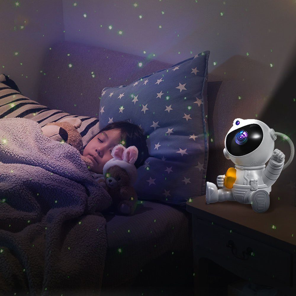 JOYOLEDER LED-Sternenhimmel Astronaut,Galaxy Nebula Projektor Lampe Stern  Nachtlicht, Kinder Baby Geschenk