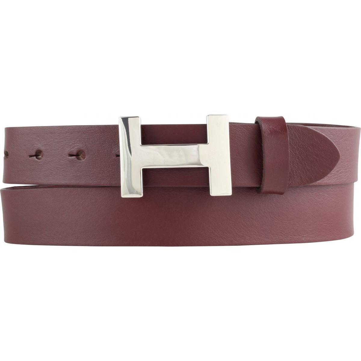 BELTINGER Ledergürtel Damen-Gürtel HANNA aus Vollrindleder 3 cm - Schmaler Ledergürtel für D (1-St)