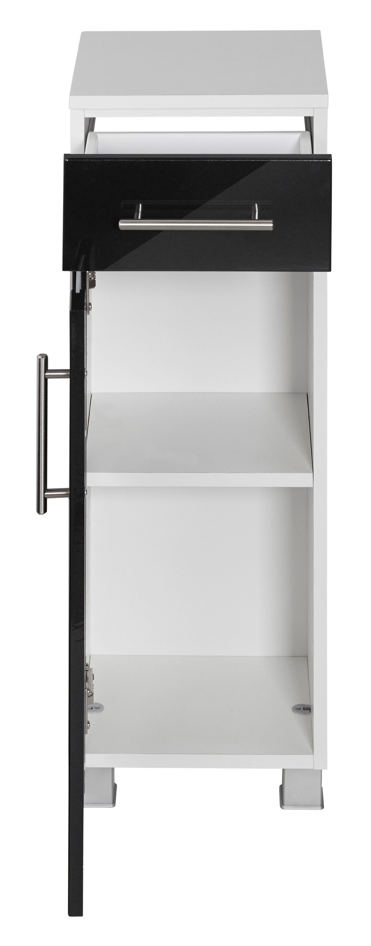 welltime Unterschrank Jaca Breite 30 cm, mit MDF Hochglanz-Fronten