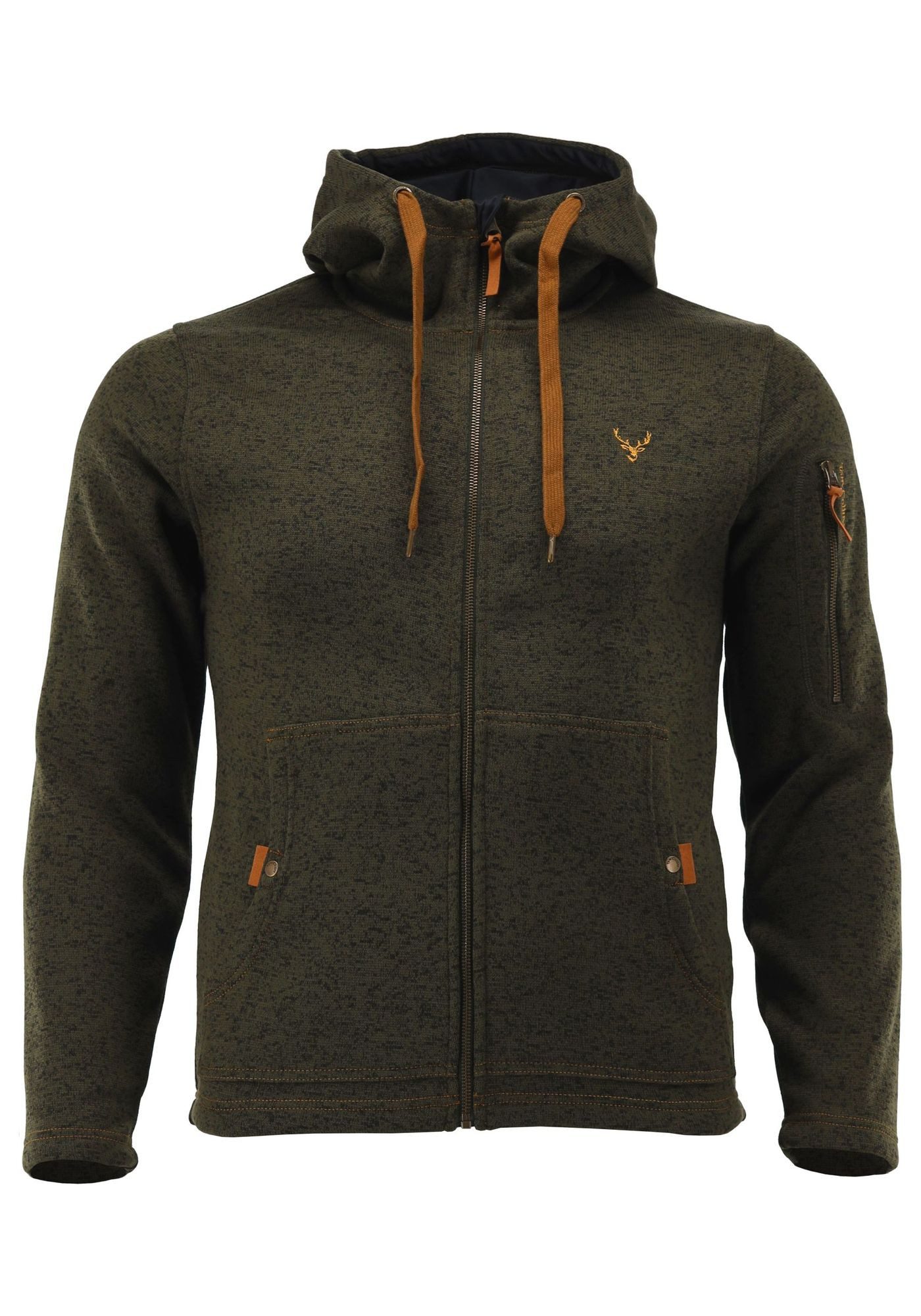Tom Collins Strickfleecejacke Vazabi Herren Kapuzenjacke günstig online kaufen