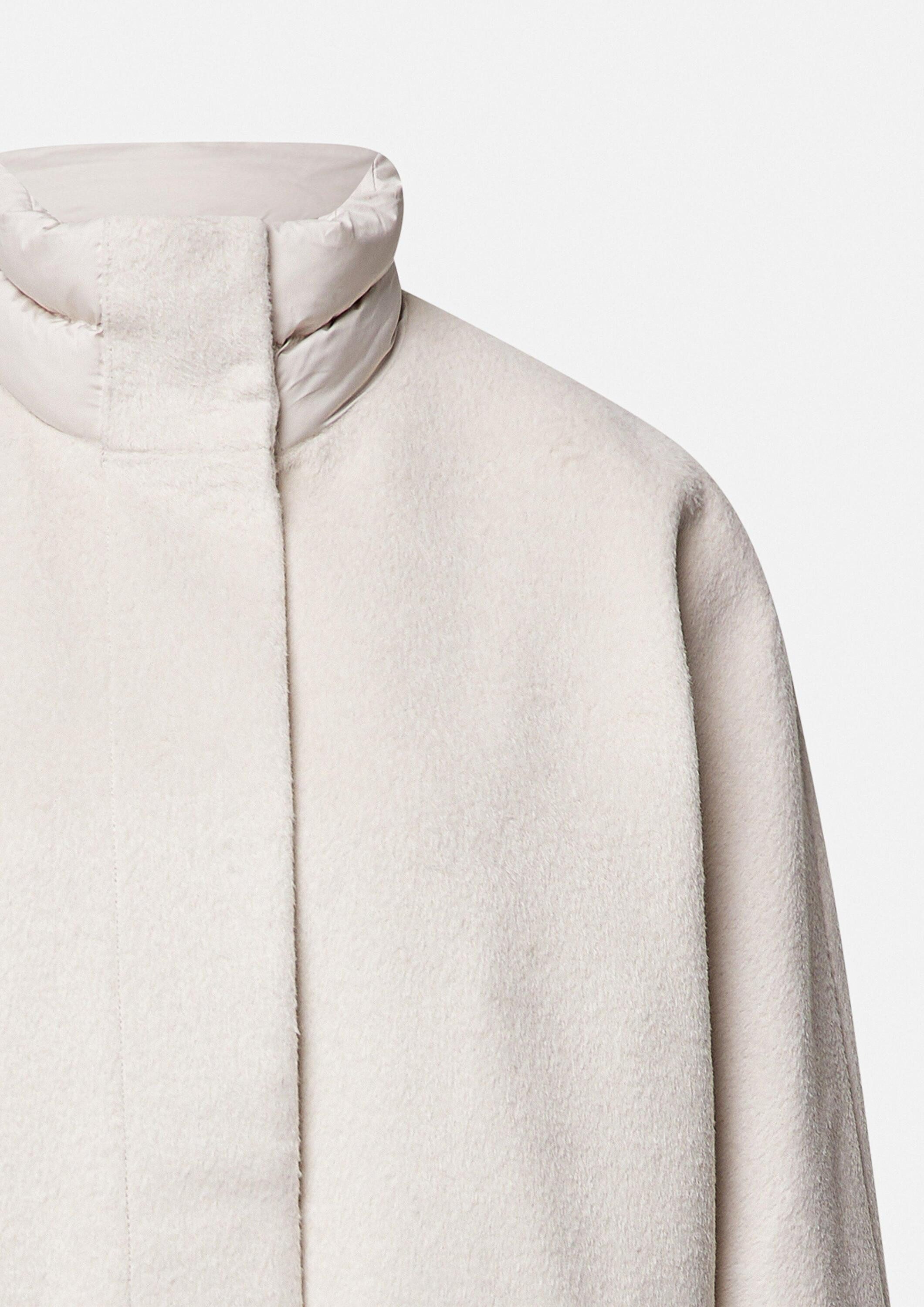 comma Funktionsmantel Outdoor-Mantel Mantel aus Wollmix mit Steppkragen