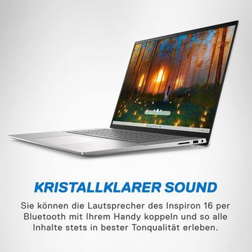 Dell mit Dolby Atmos, Blaulichtreduktion, FHD-Kamera und mehr Notebook (Intel Core i7 1360P, Iris® Xe Graphics, 512 GB SSD, FHD,16GB RAM, Erleben Sie kabellose Freiheit und beeindruckenden Sound)