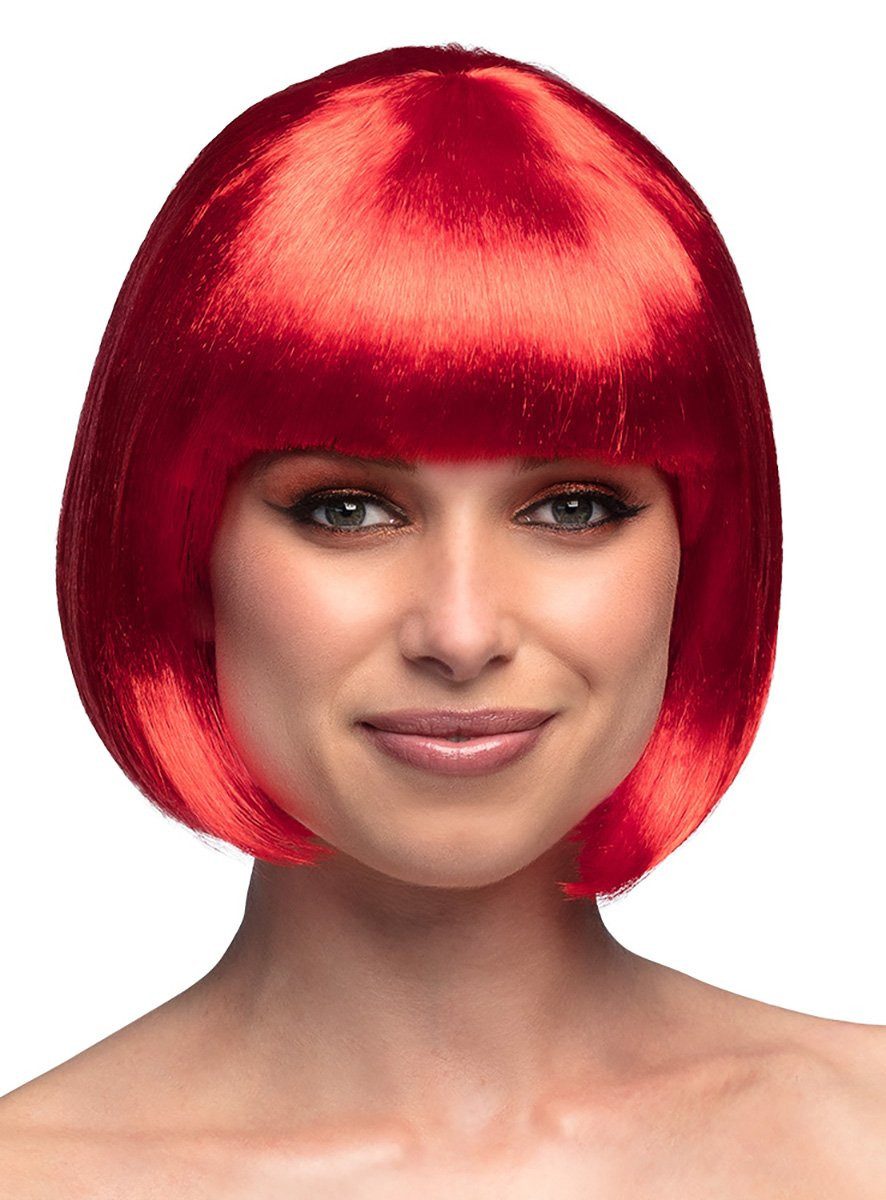Boland Kostüm-Perücke Pagenschnitt rot - Kostüm Perücke für Fasching