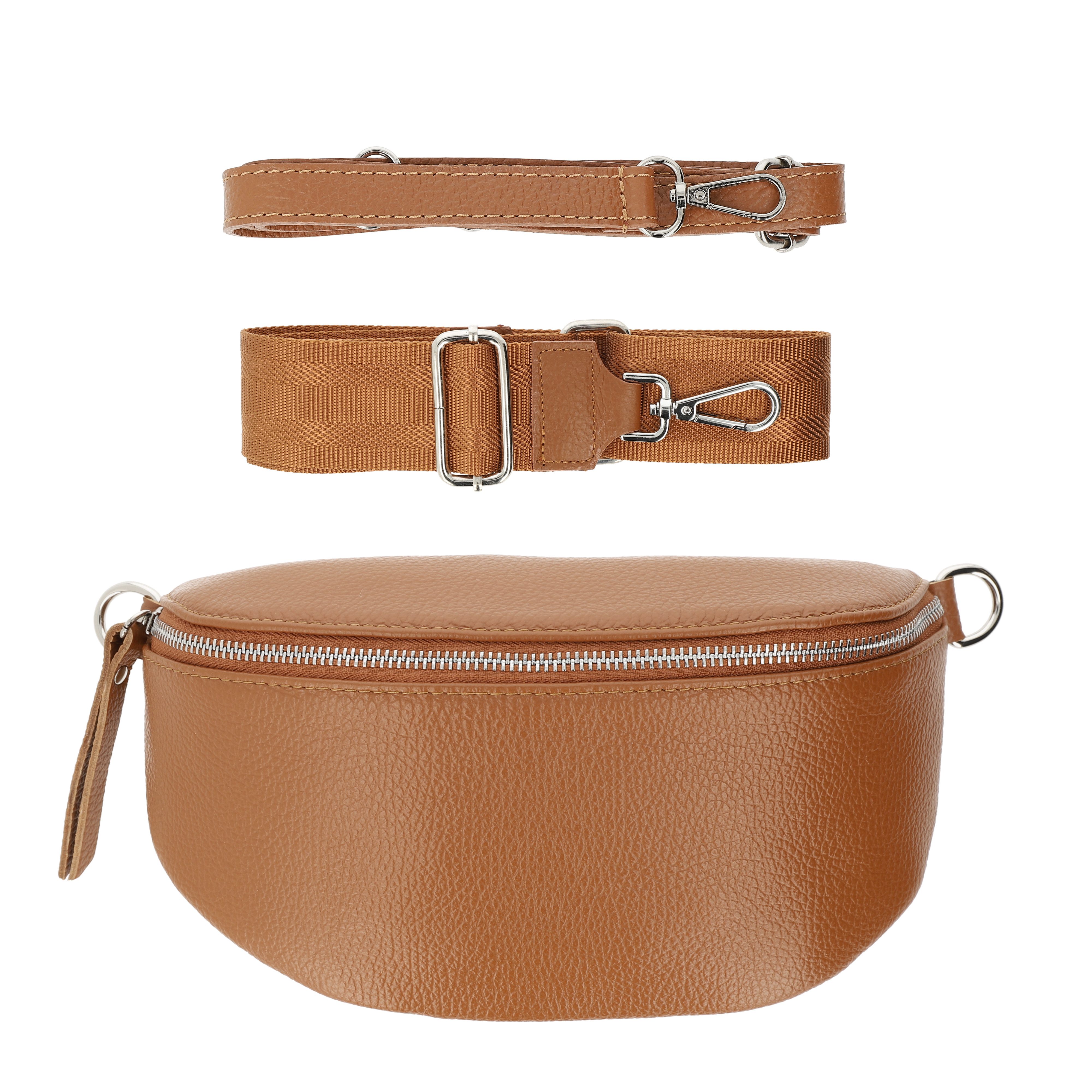 Bauchtasche Leder Damen, Crossbody Taschen, Echte Ledertaschen